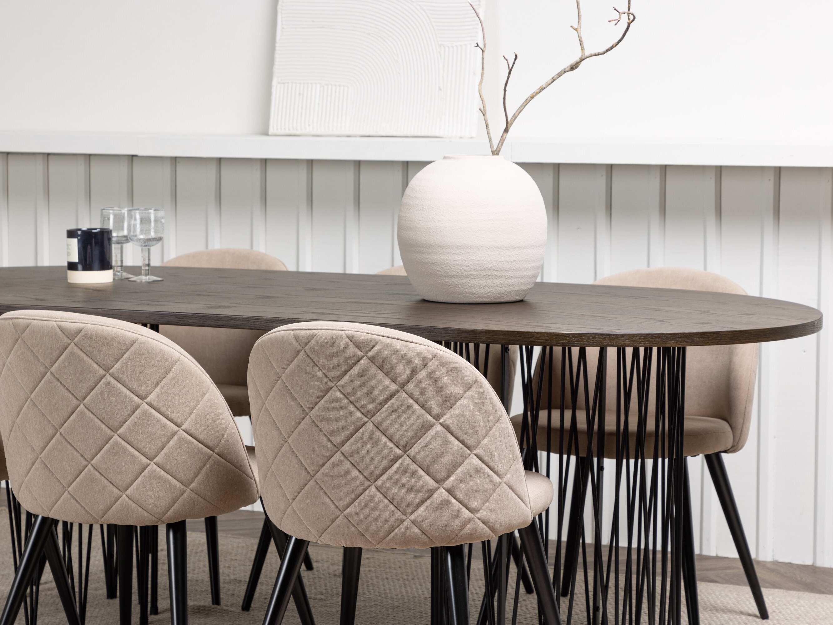 Conjunto de mesas y sillas para comedor Dallas 5116