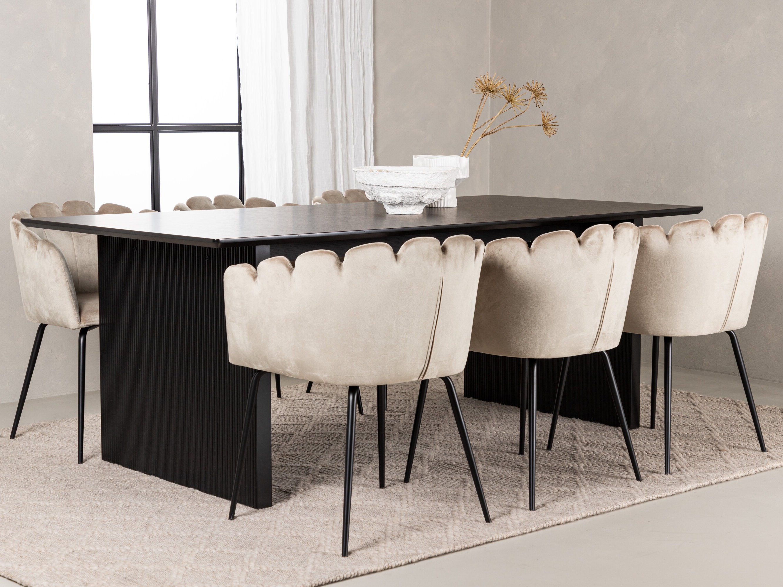 Conjunto de mesas y sillas para comedor Dallas 5120