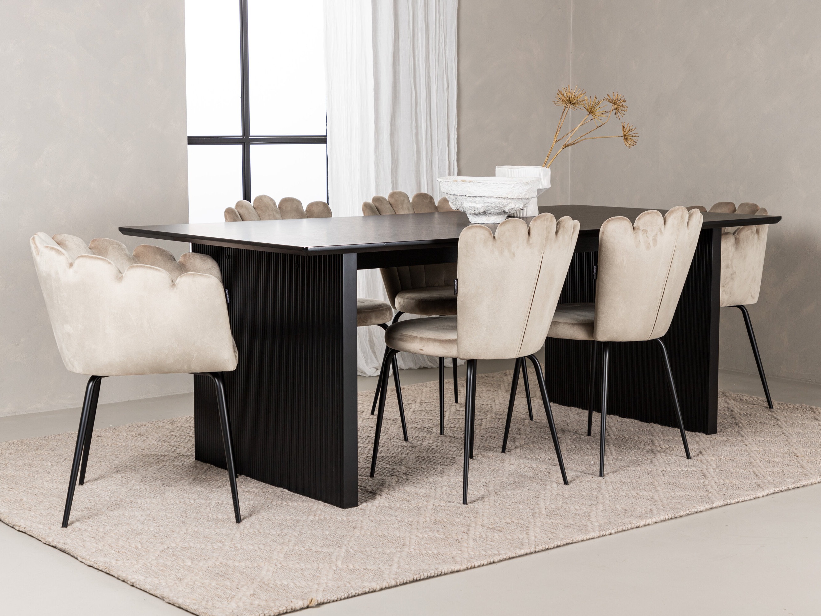 Conjunto de mesas y sillas para comedor Dallas 5121