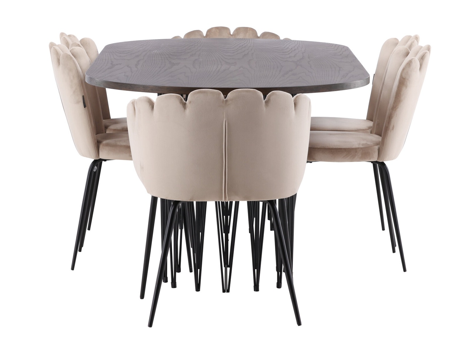 Conjunto de mesas y sillas para comedor Dallas 5122