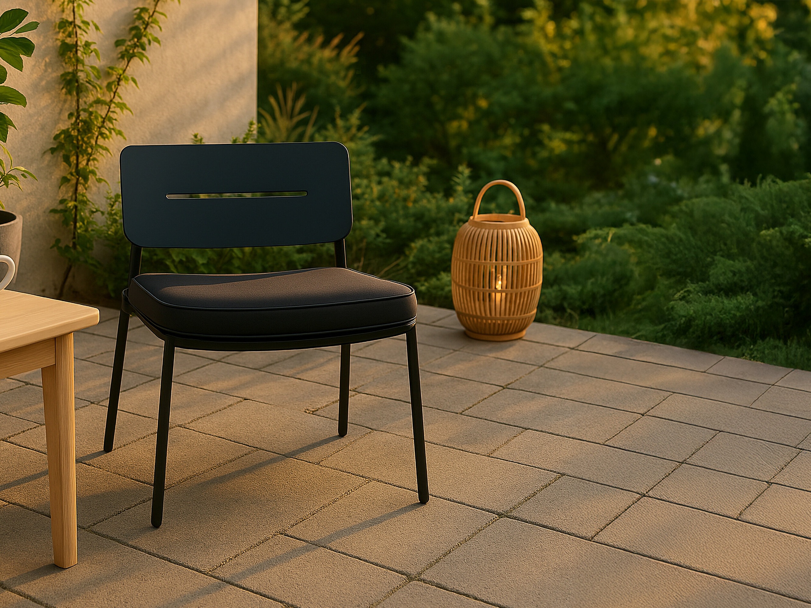 Silla para exterior Dallas 825 (Negro)