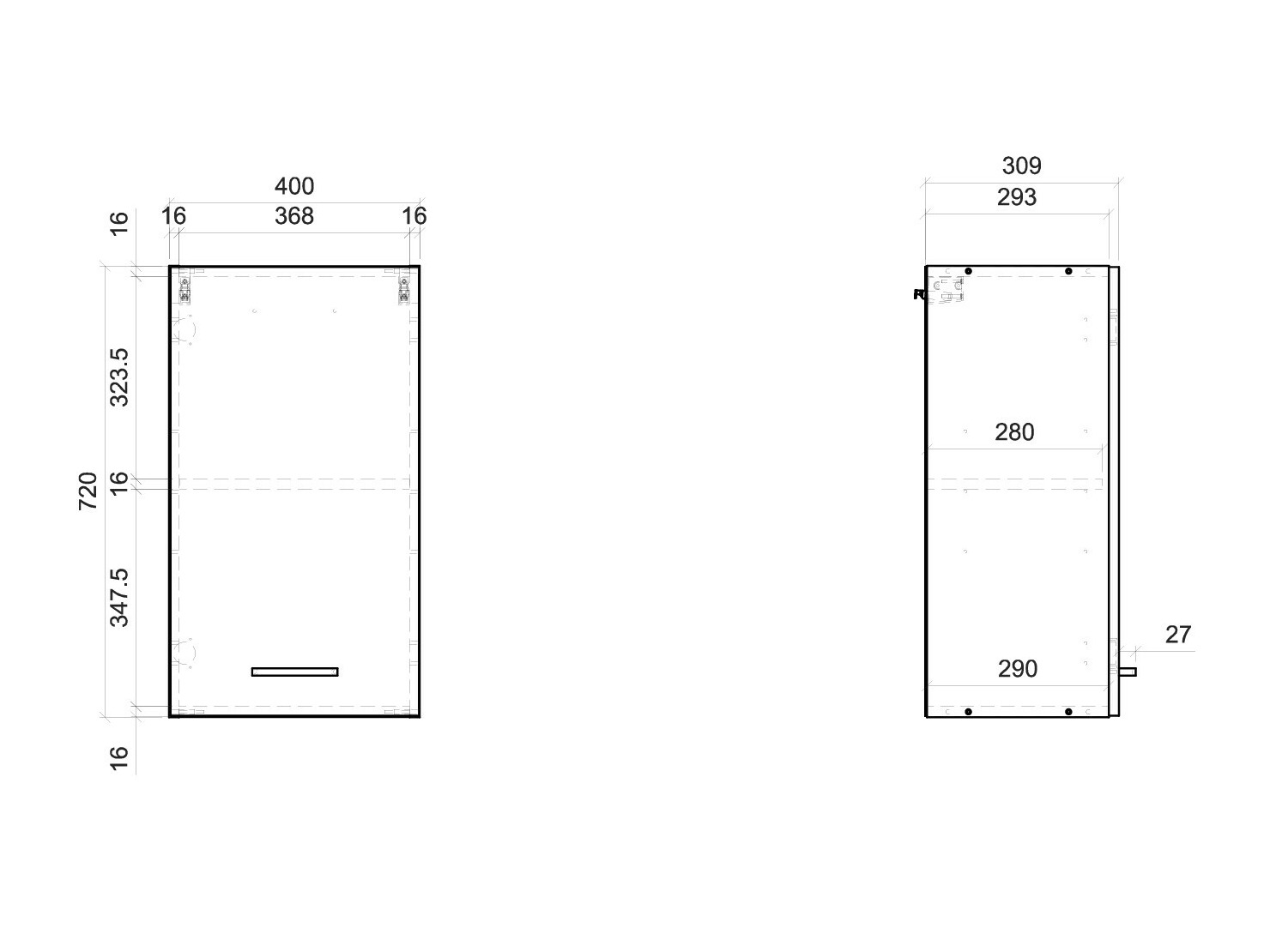 Armario de pared modular Quti 114