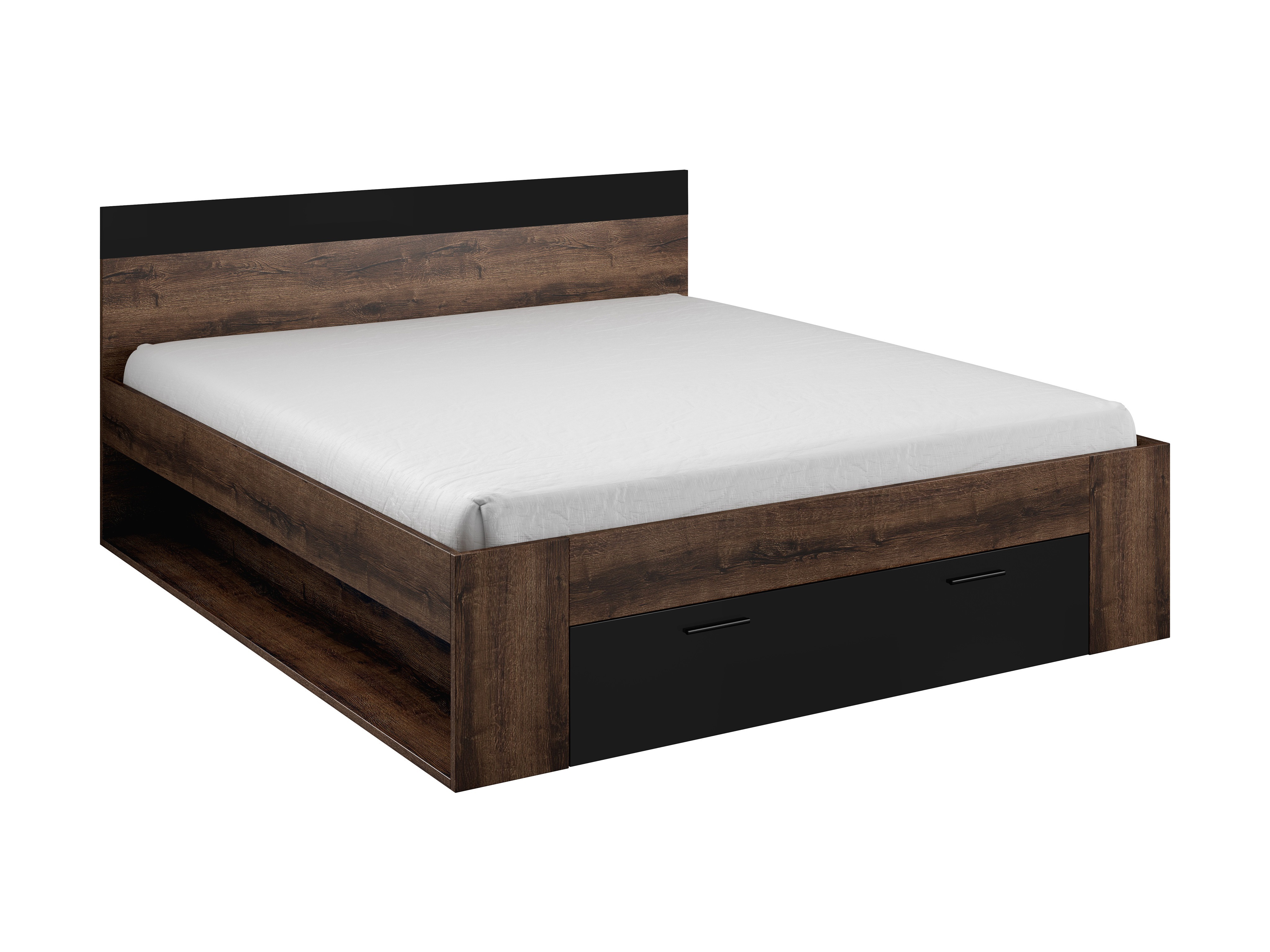 Cama Melvele 108 (Roble del Monastery + Negro)
