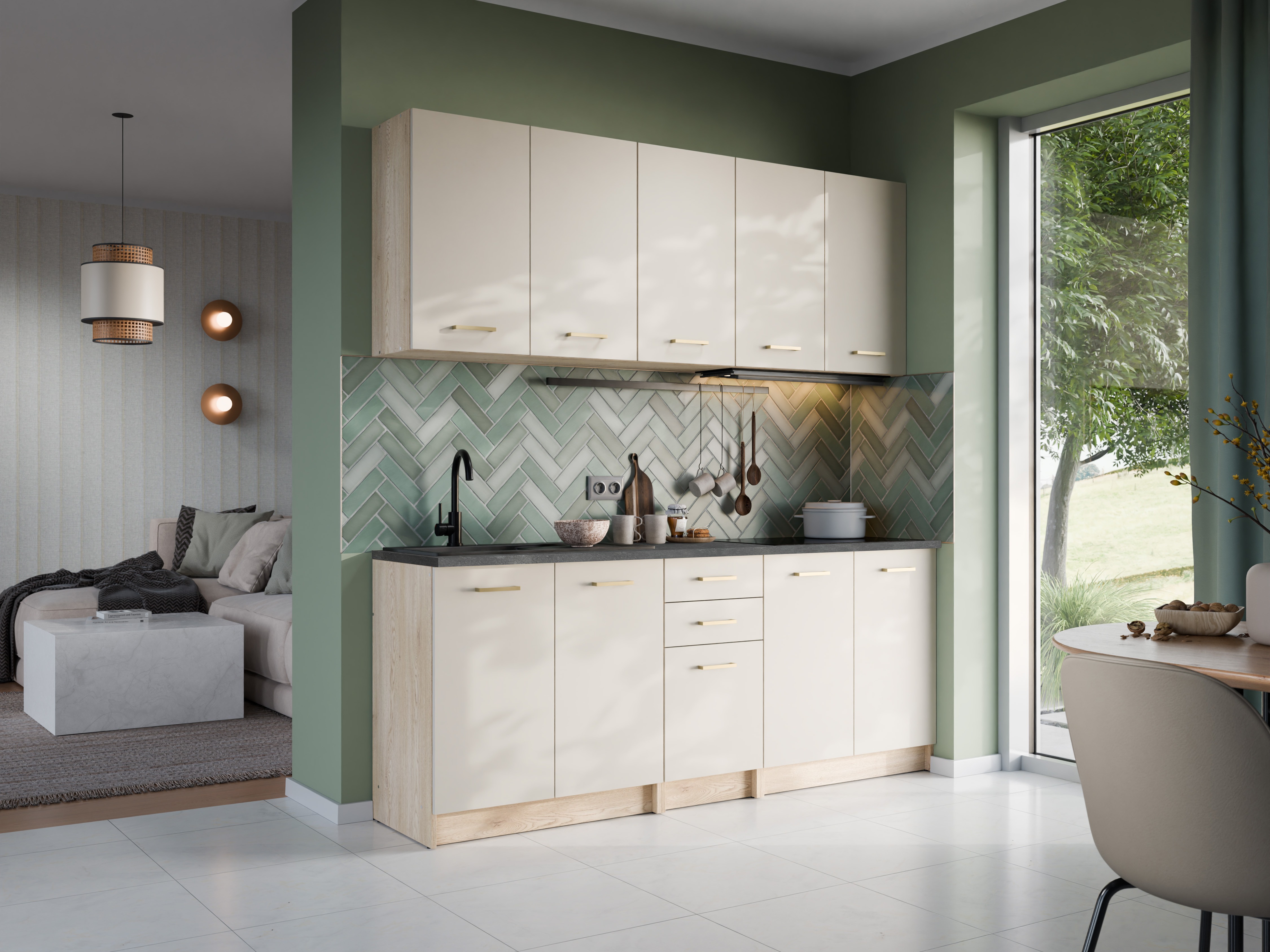 Conjunto de cocina modular Quti 122