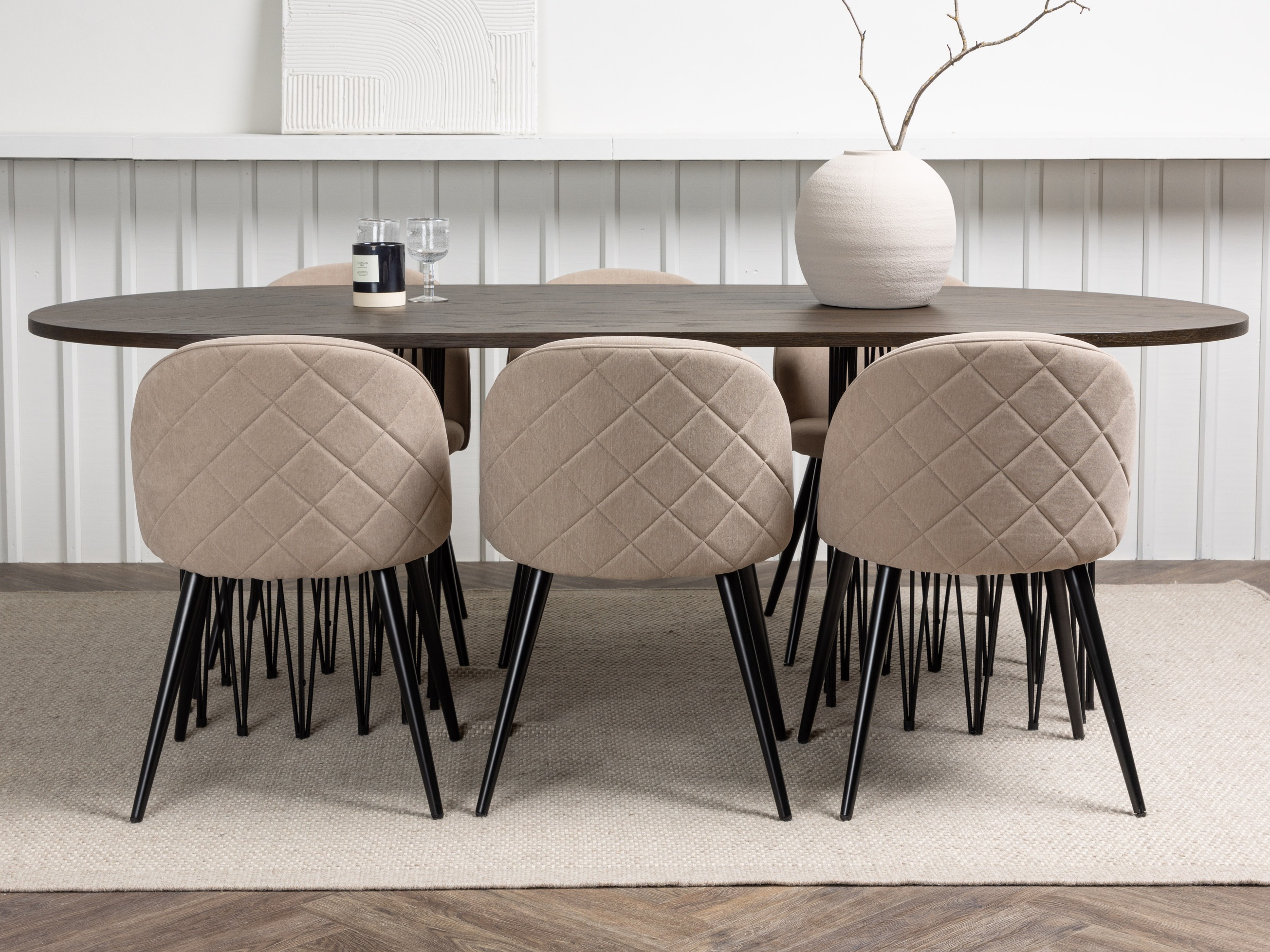 Conjunto de mesas y sillas para comedor Dallas 5116