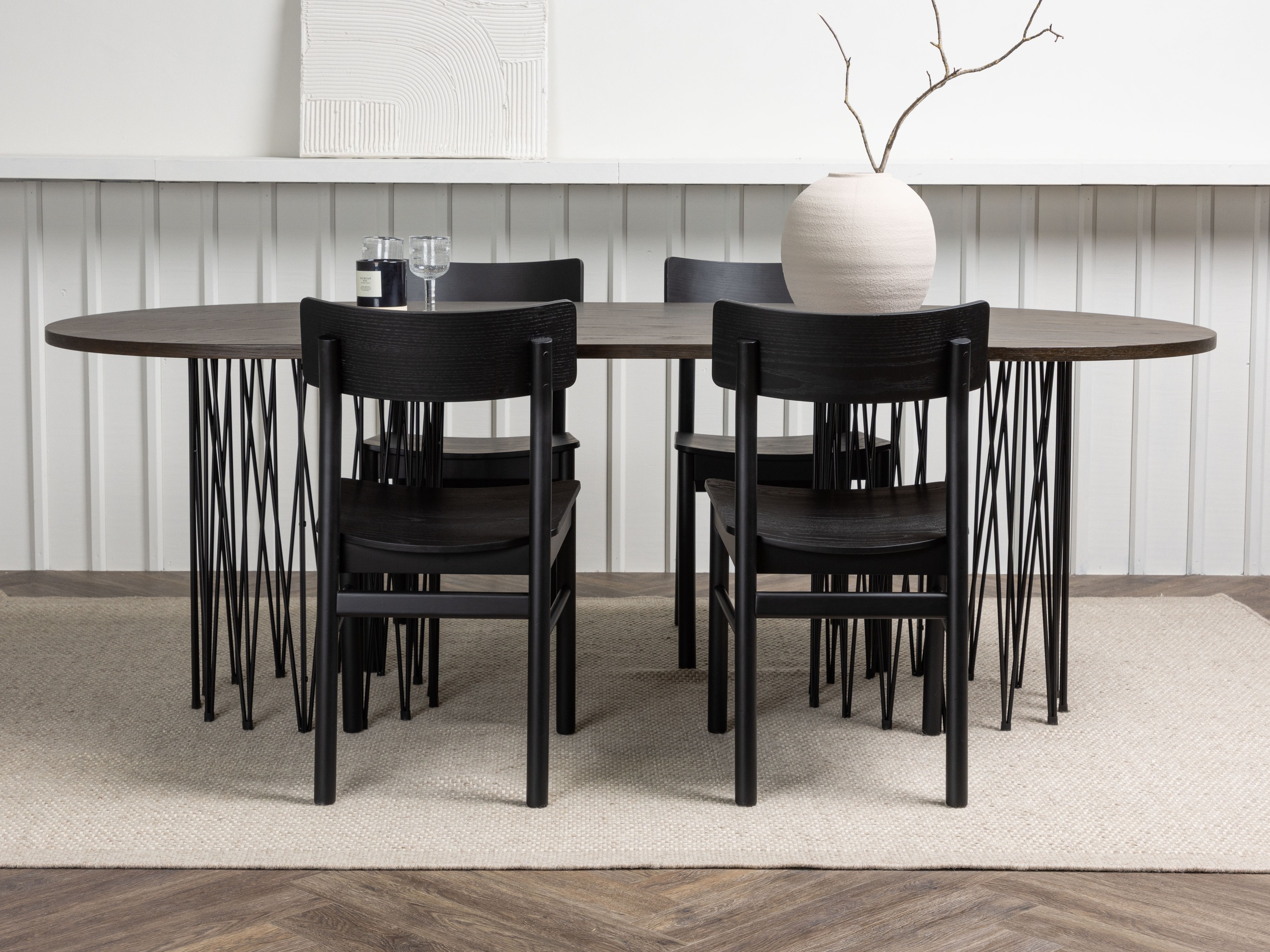 Conjunto de mesas y sillas para comedor Dallas 5117