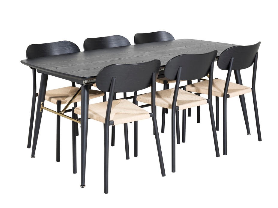 Conjunto de mesas y sillas para comedor Dallas 5128