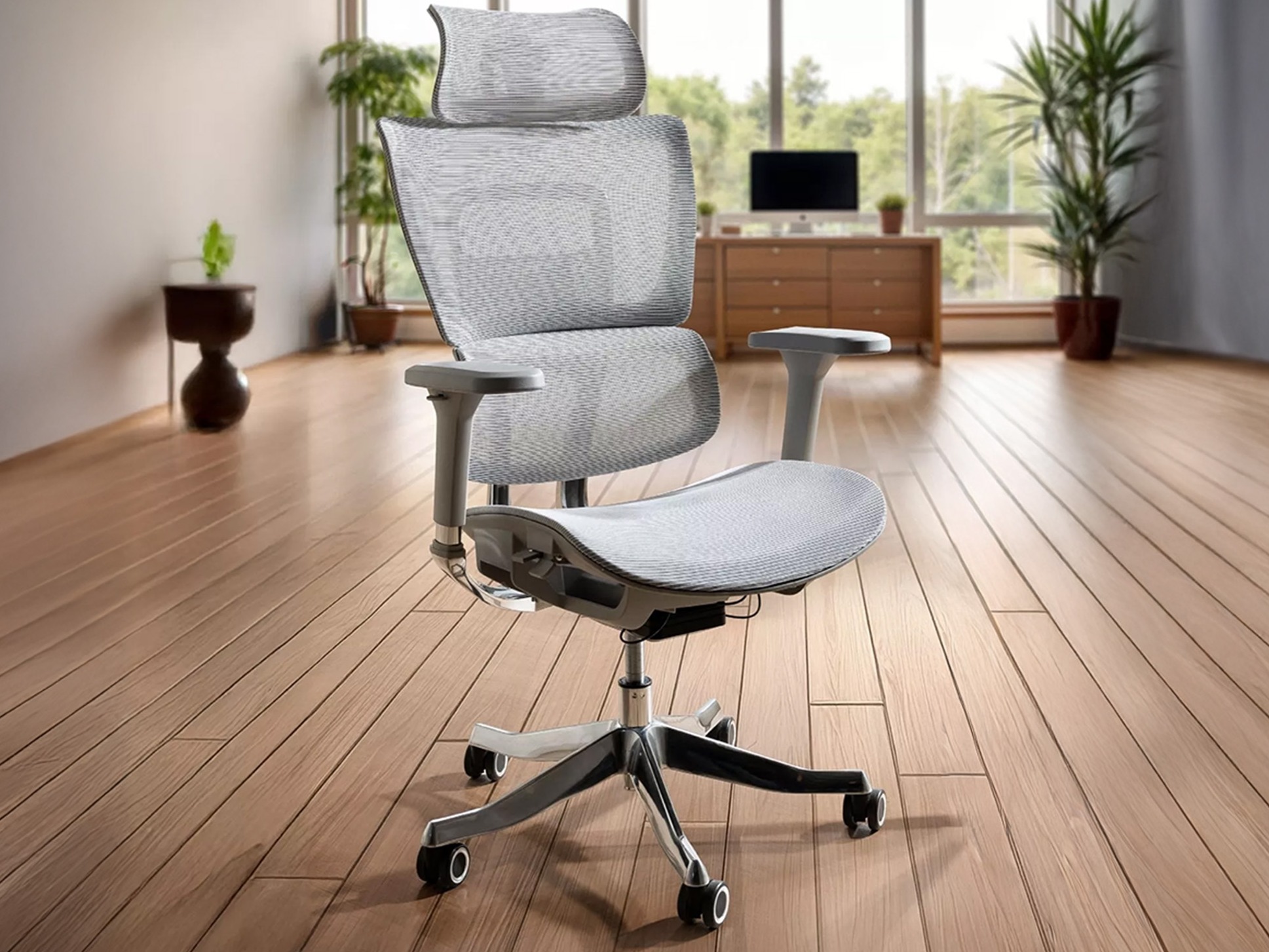 Silla de oficina Detroit 931 (Gris)