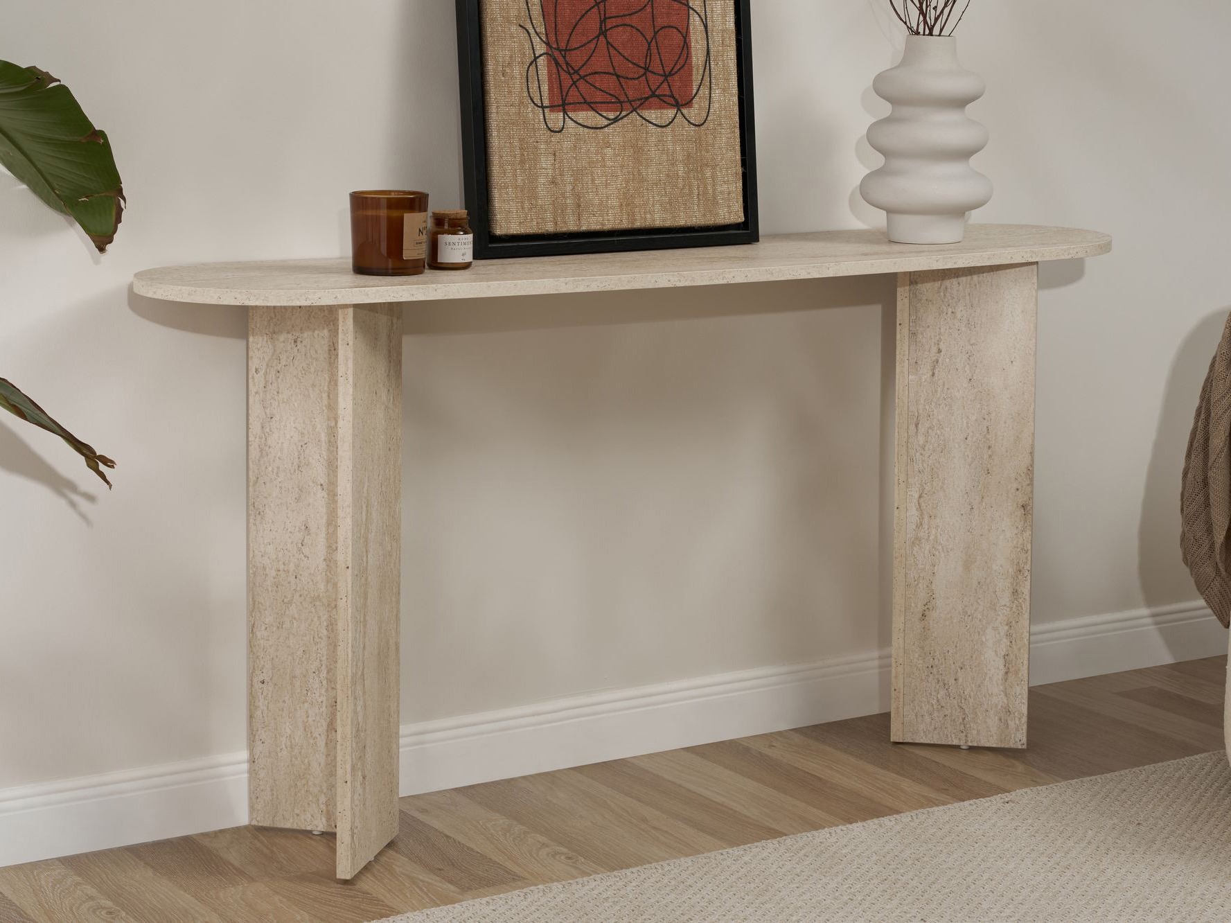 Consola Novato 133 (Travertino claro)