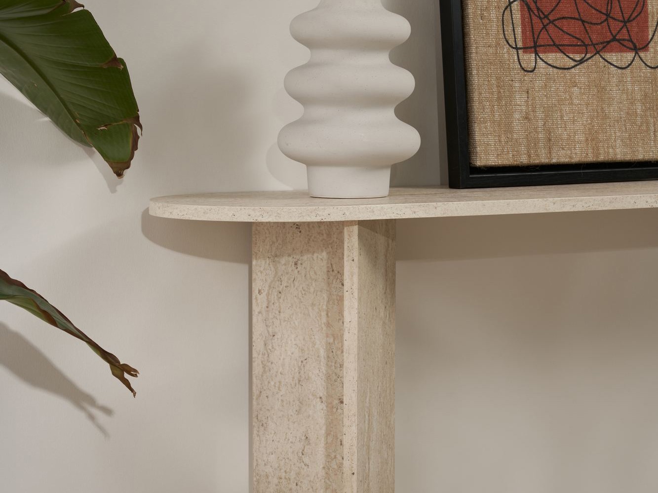 Consola Novato 133 (Travertino claro)