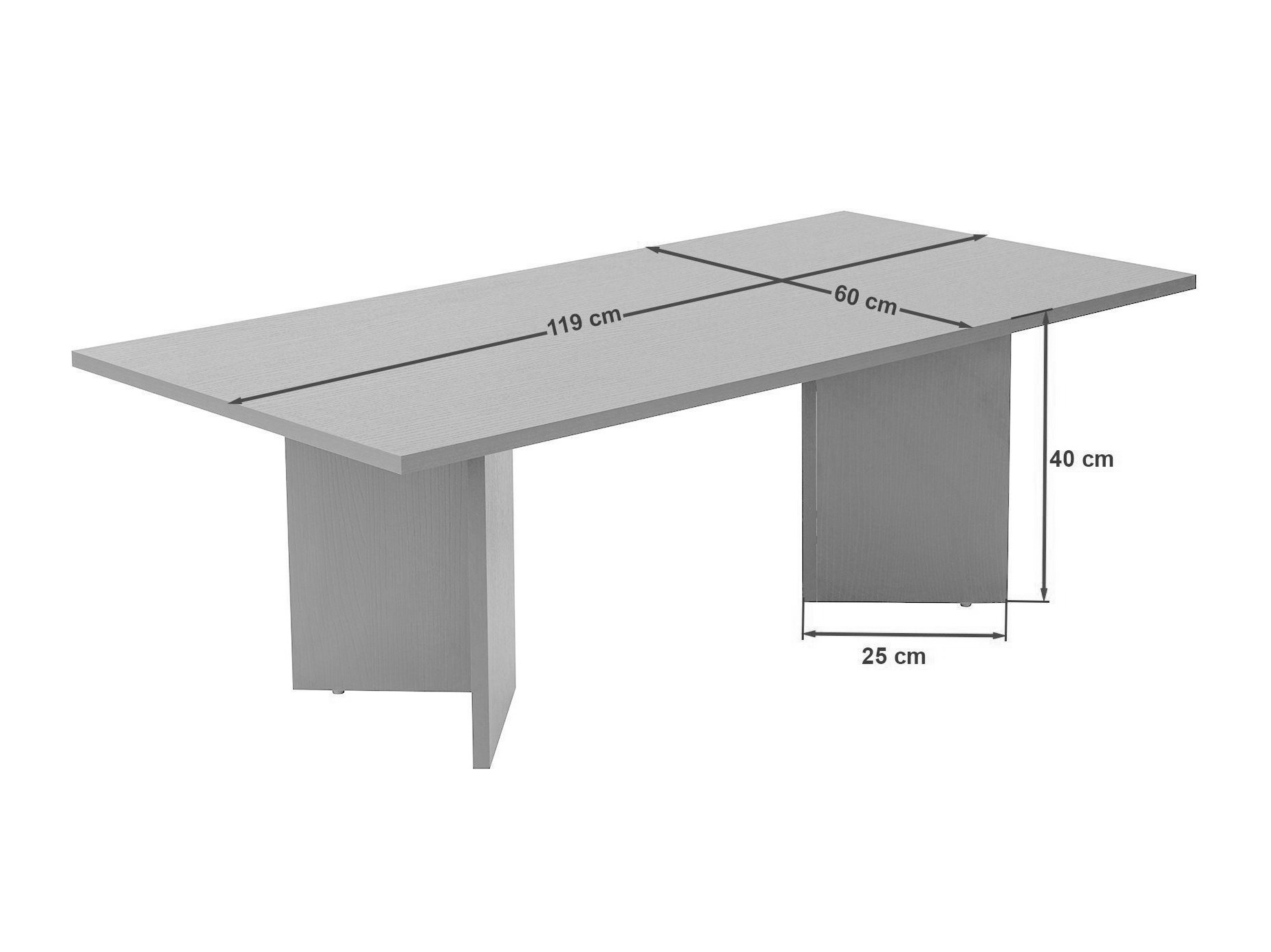 Mesa de centro Novato 132 (Travertino claro)