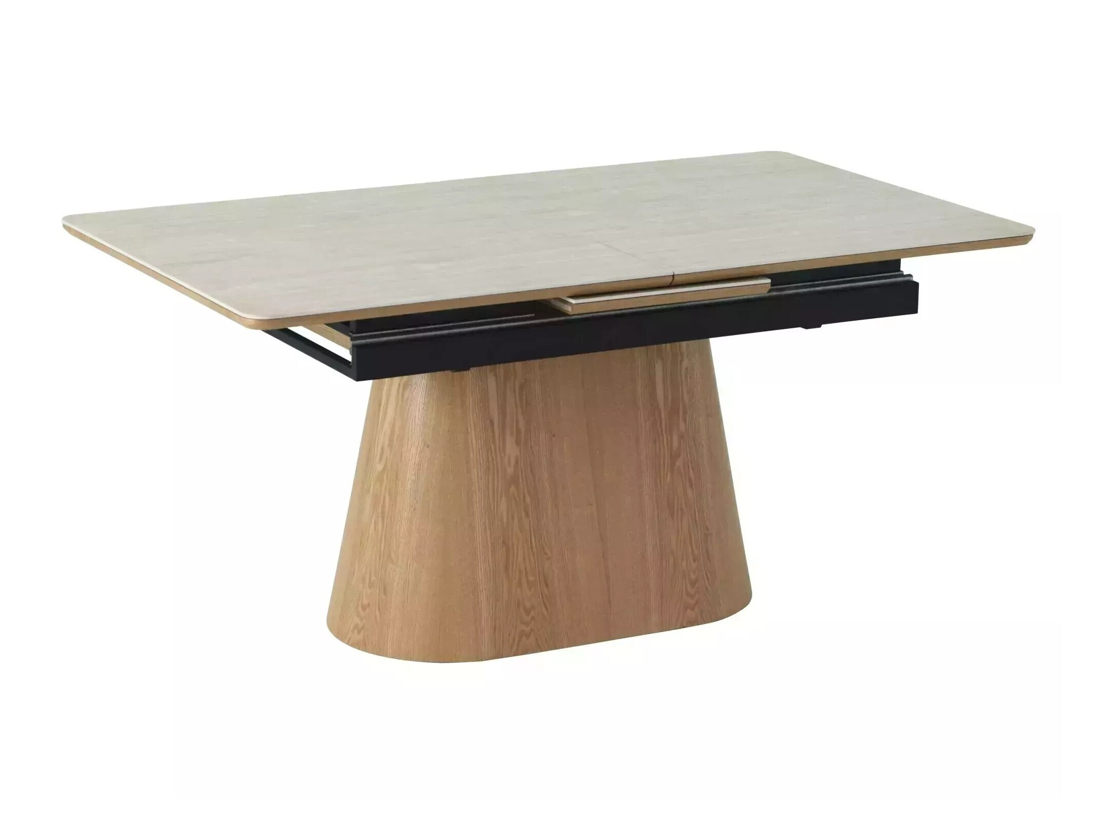 Mesa Detroit 932 (Travertino claro + Roble)