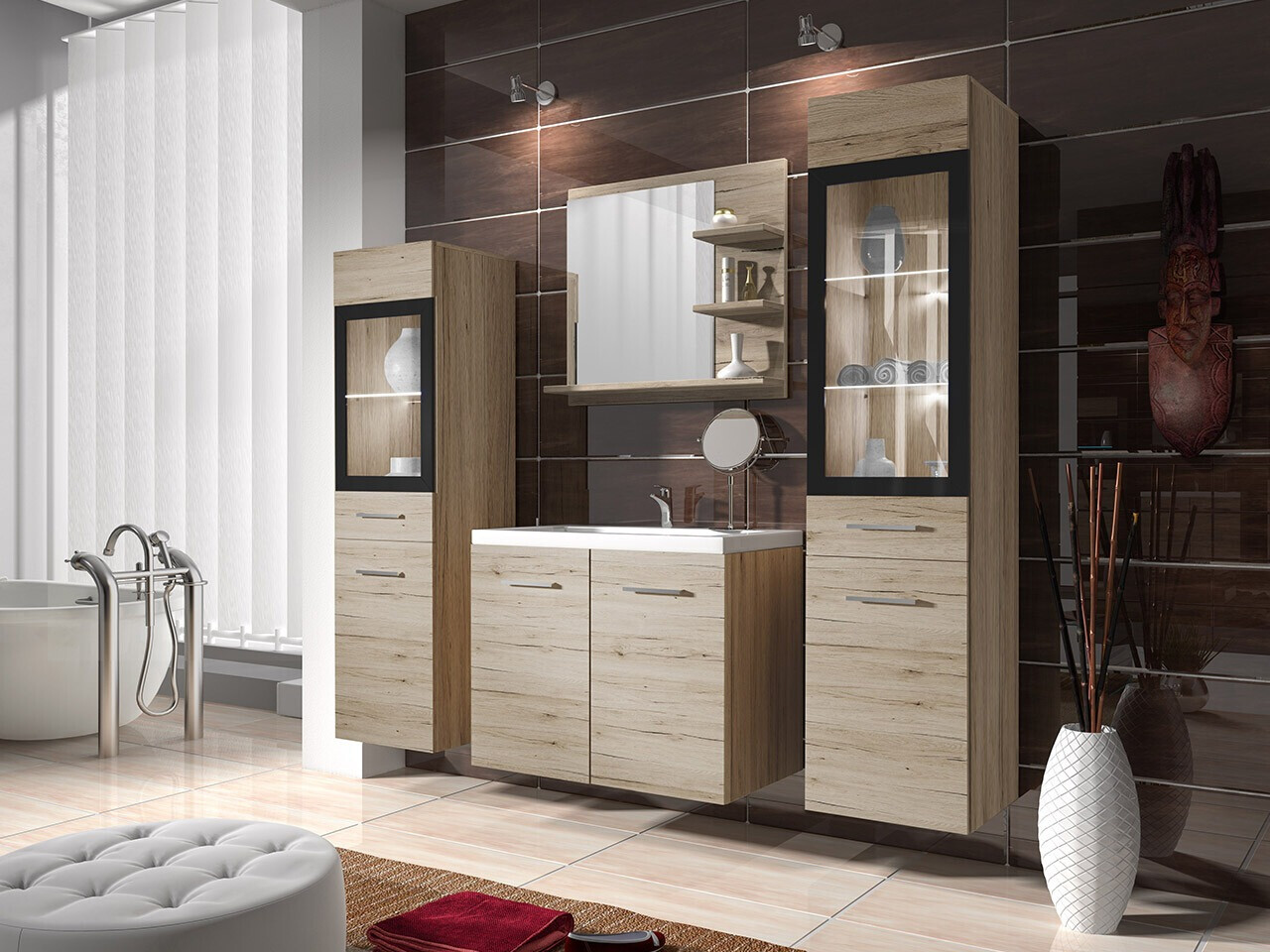 Conjunto de mueble de baño SP6257