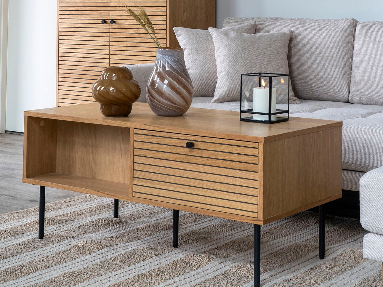 Mesa de centro Elbelme 107 (Roble)