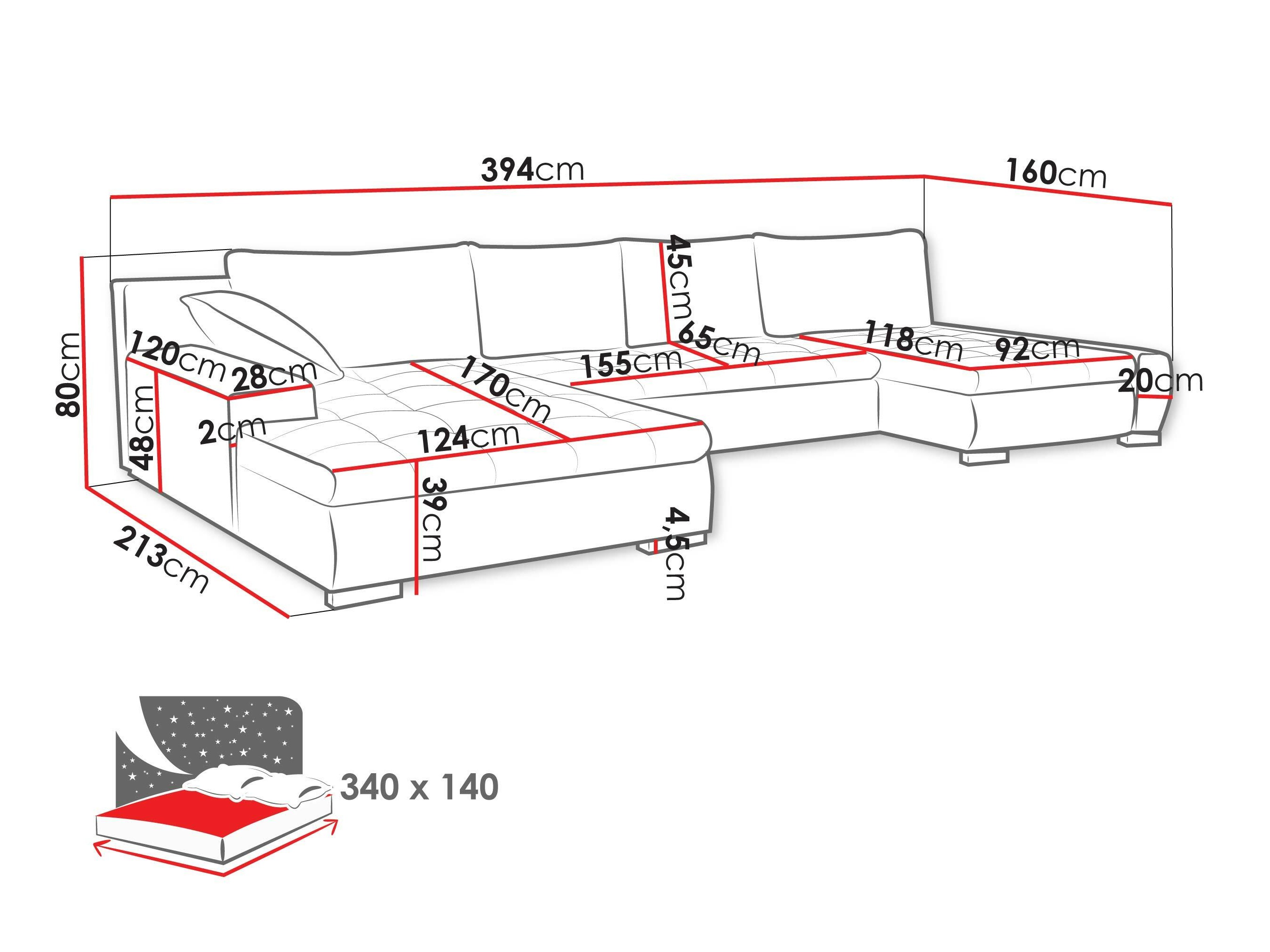 Sofá rinconero Comfivo 106 (Velo 637)