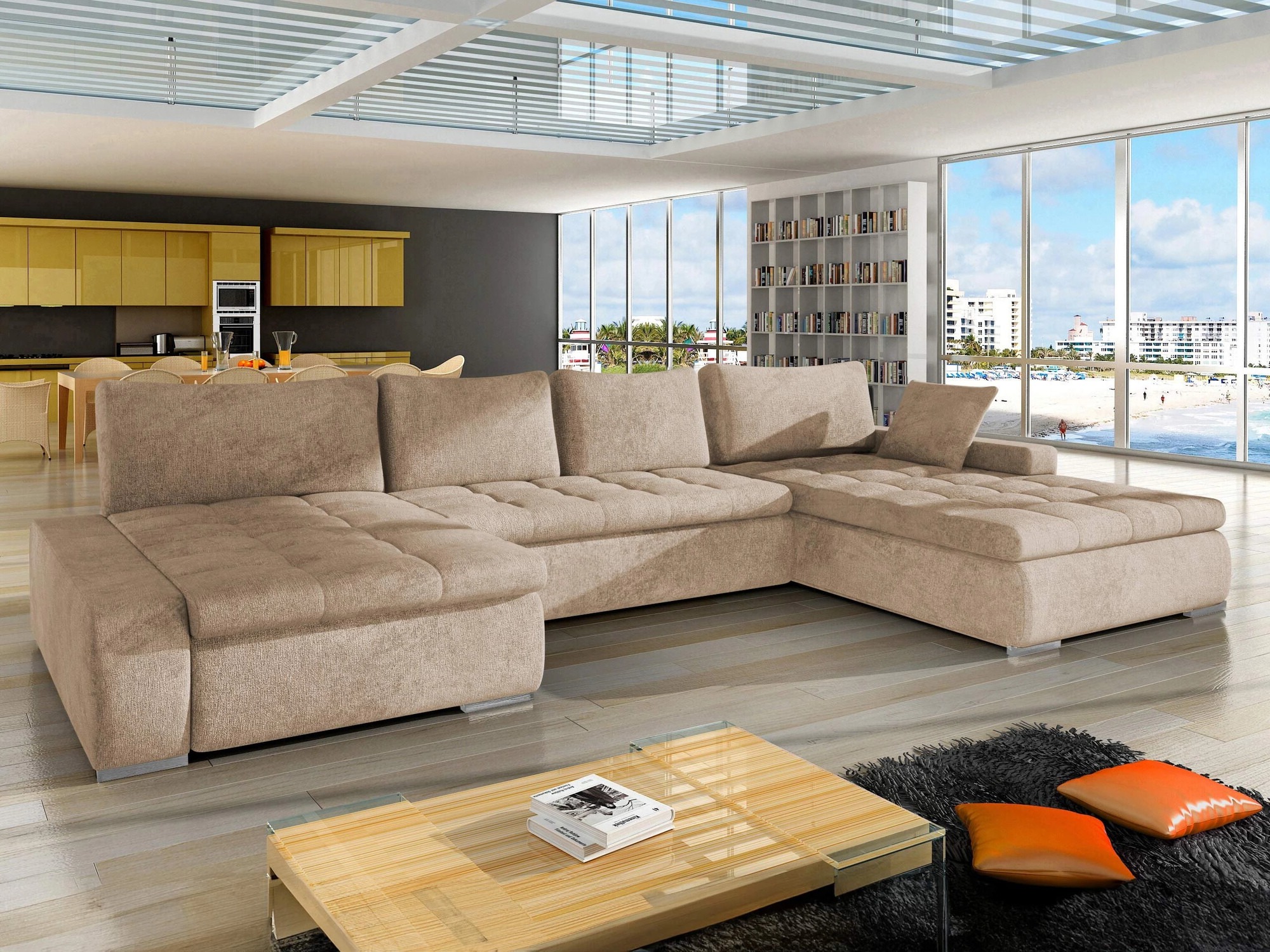 Sofá rinconero Comfivo Oliva (Clara 215.03)