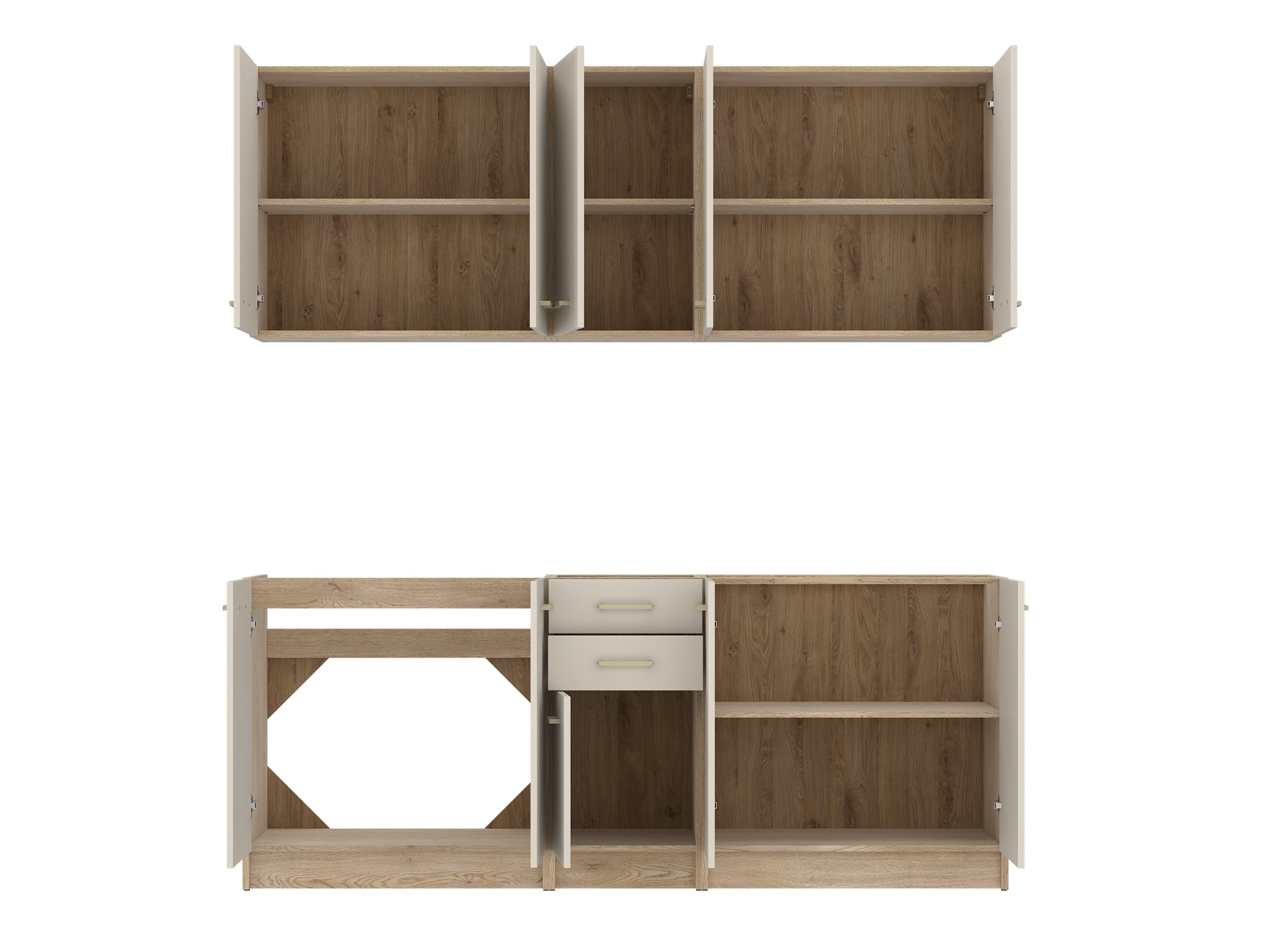 Conjunto de cocina modular Quti 122