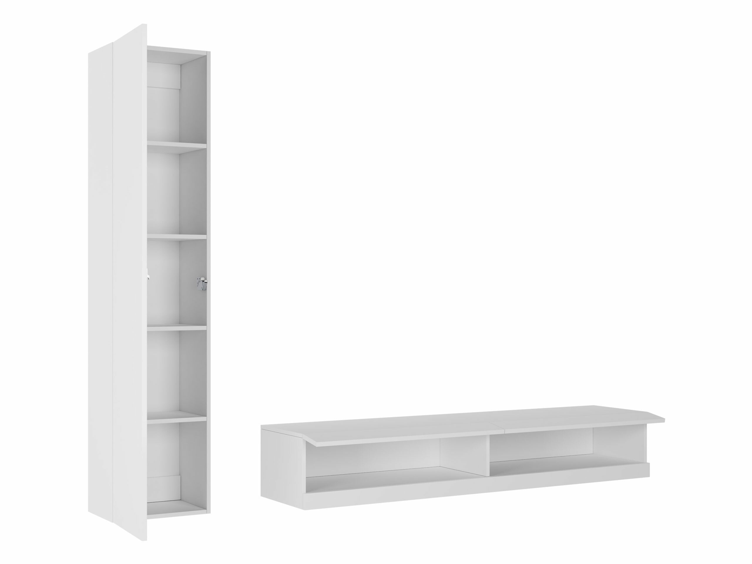 Conjunto de salón Vilrin VI (Negro + Negro brillante)