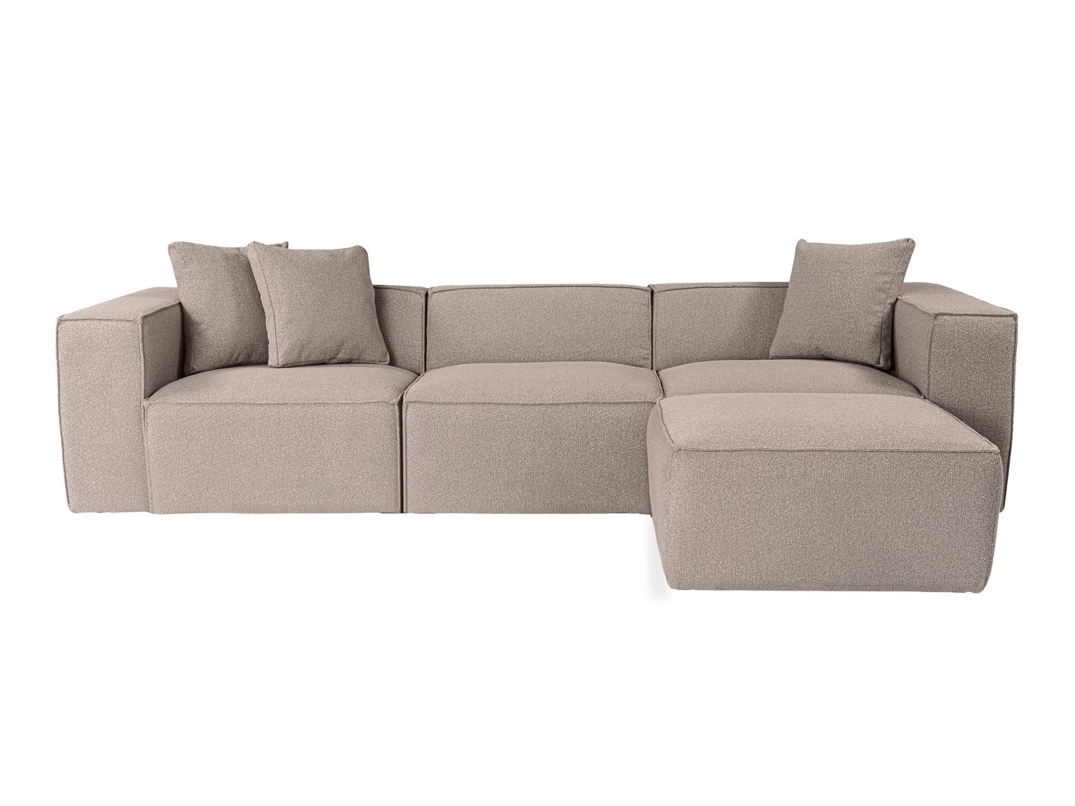 Sofá rinconero modular Fivsoi 102 (Beige)