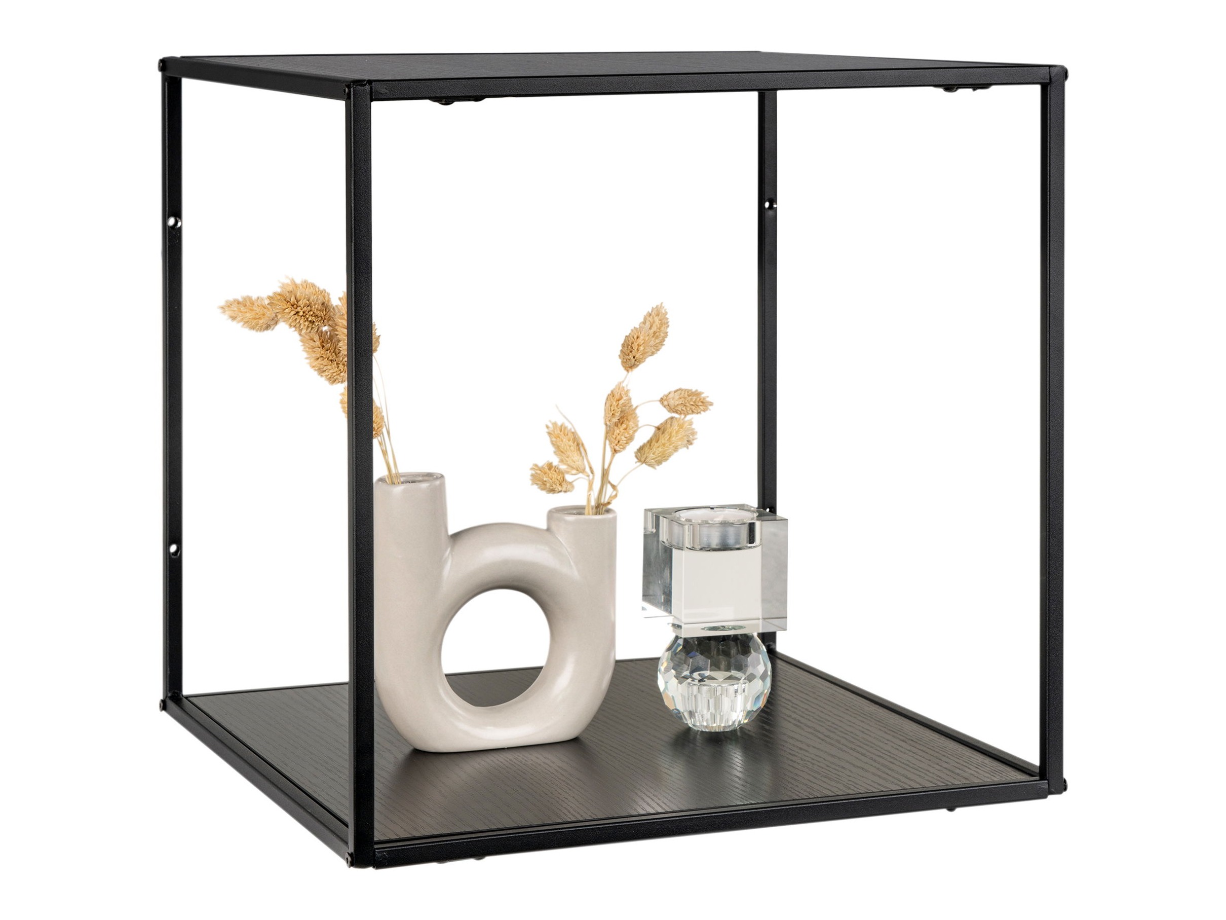 Estantería de pared Sorbeni 103 (Negro)