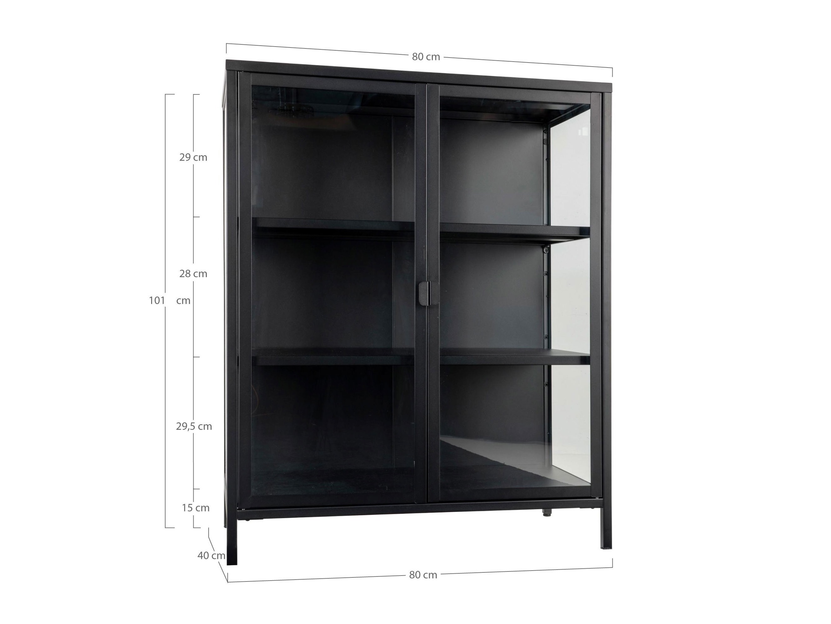 Aparador Romtolo 106 (Negro)