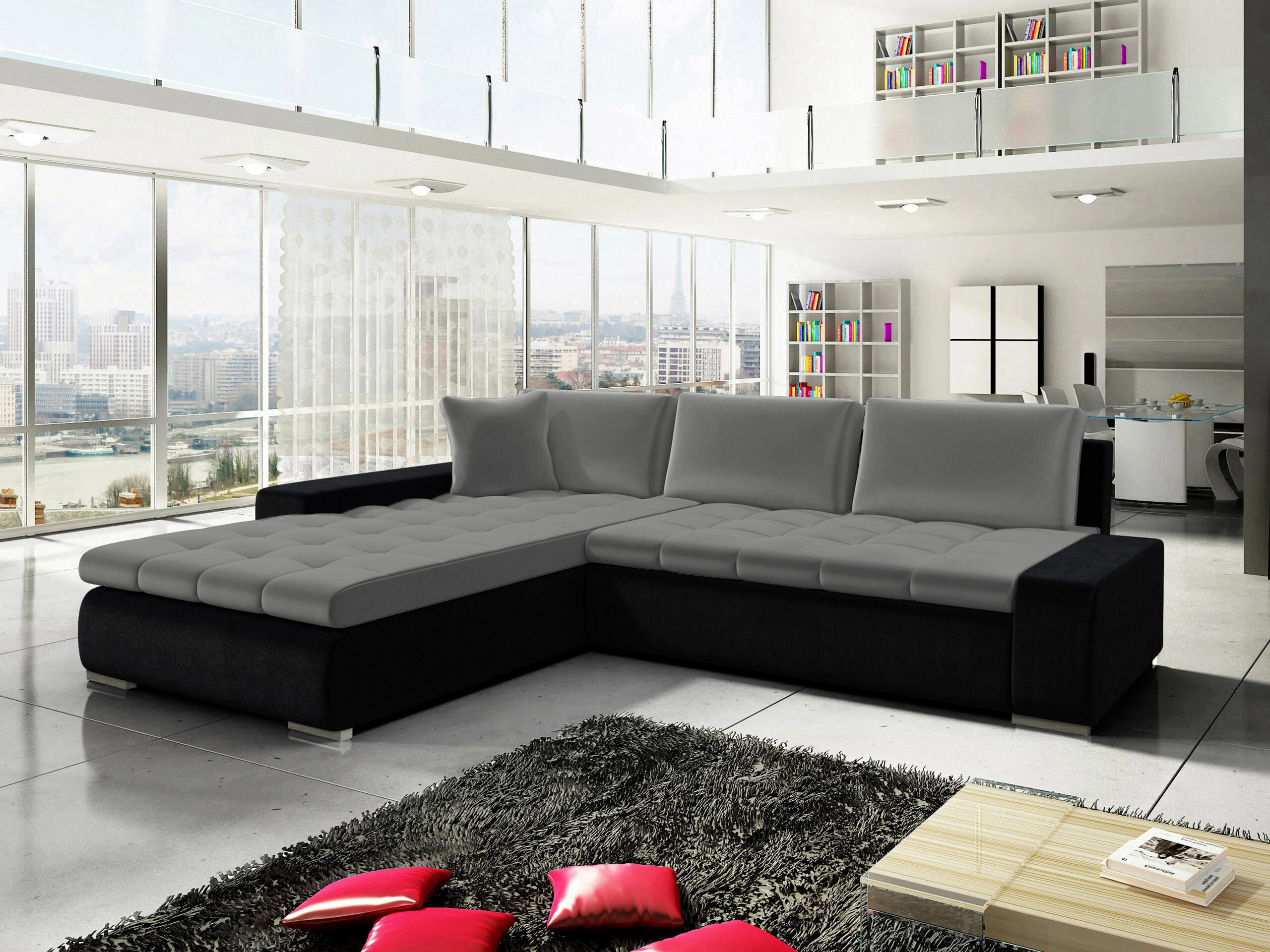 Sofá rinconero Comfivo Nitor II (Magic Velvet 2219 + Magic Velvet 2217)