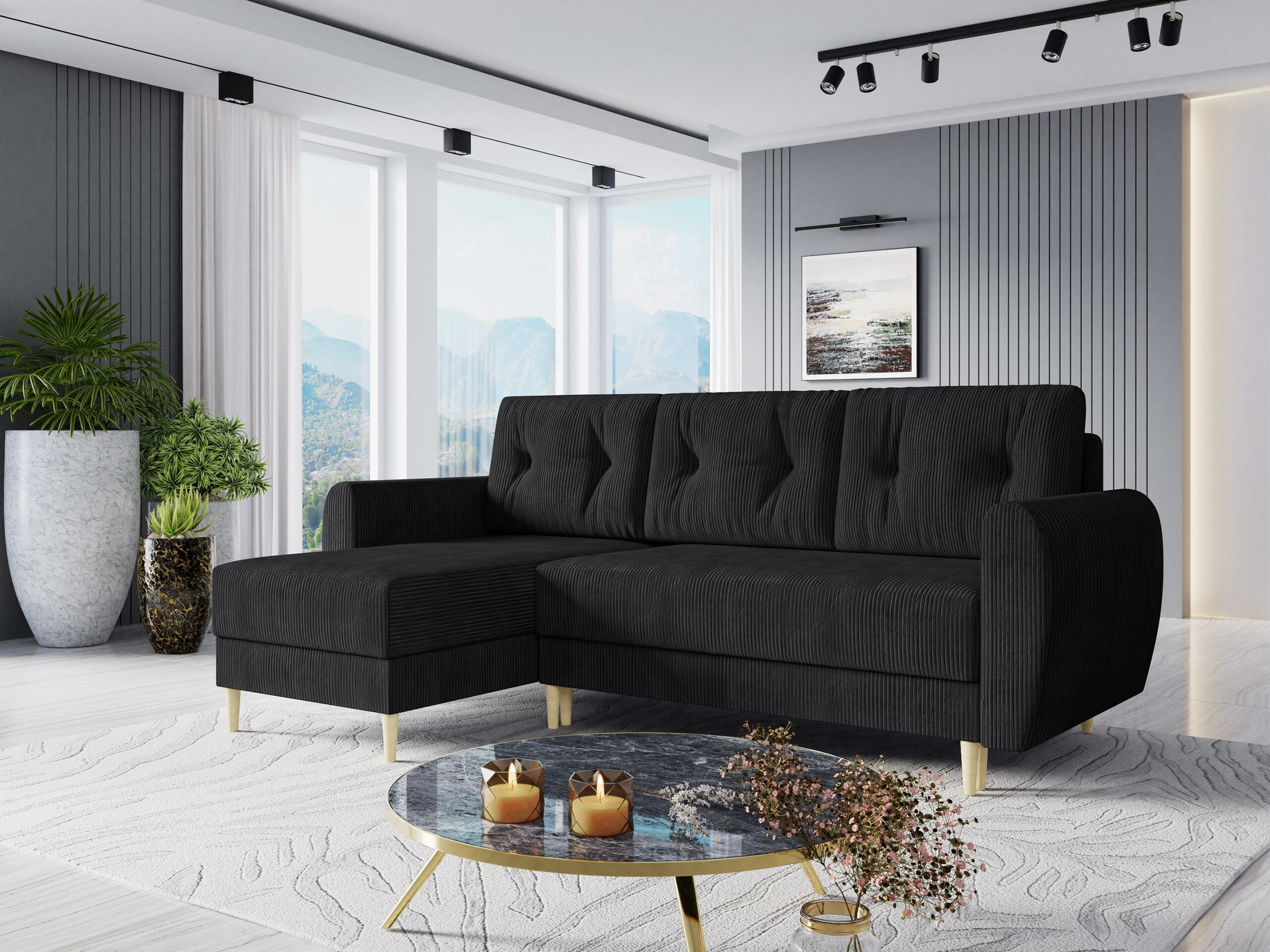 Sofá rinconero Memphis 139 (Poso 135)