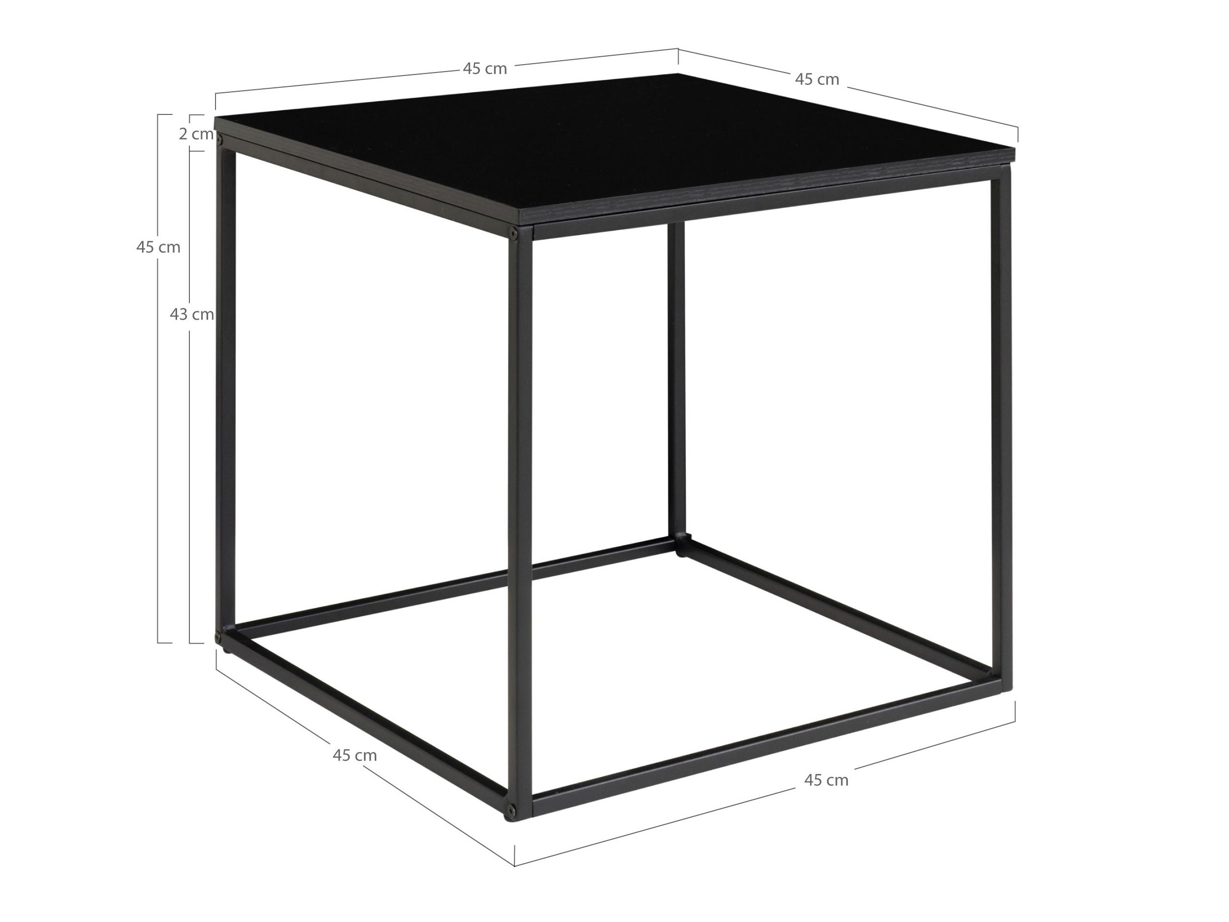 Mesa auxiliar Sorbeni 111 (Negro)