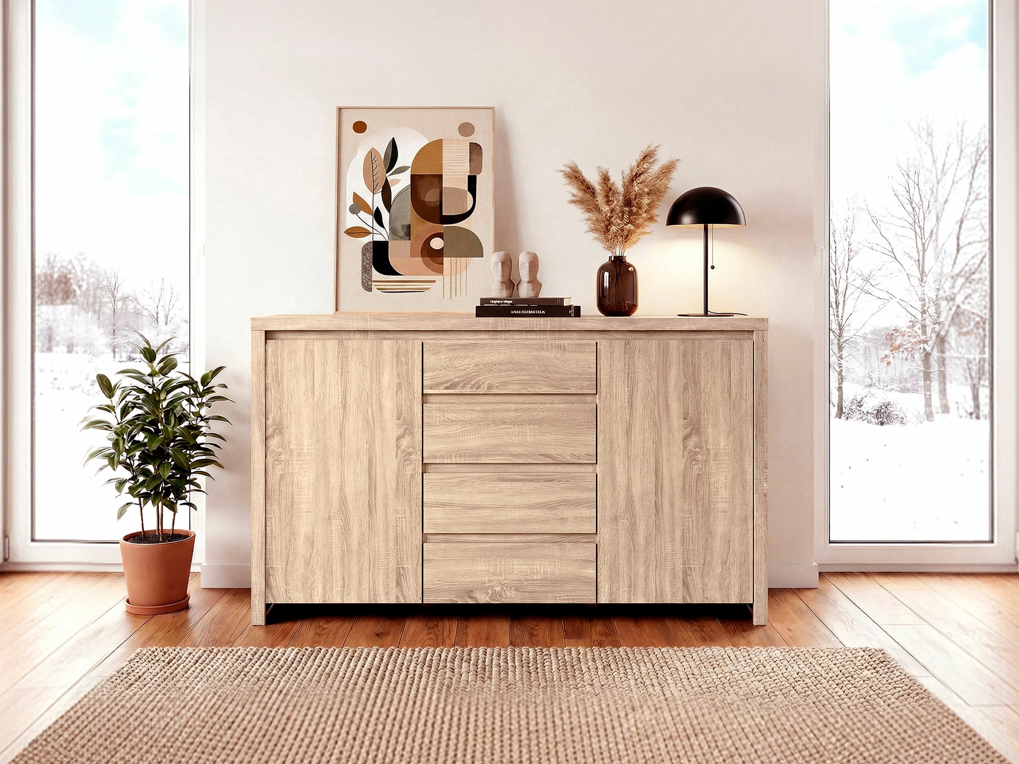 Cómoda Nolroma 103 (Roble Sonoma)