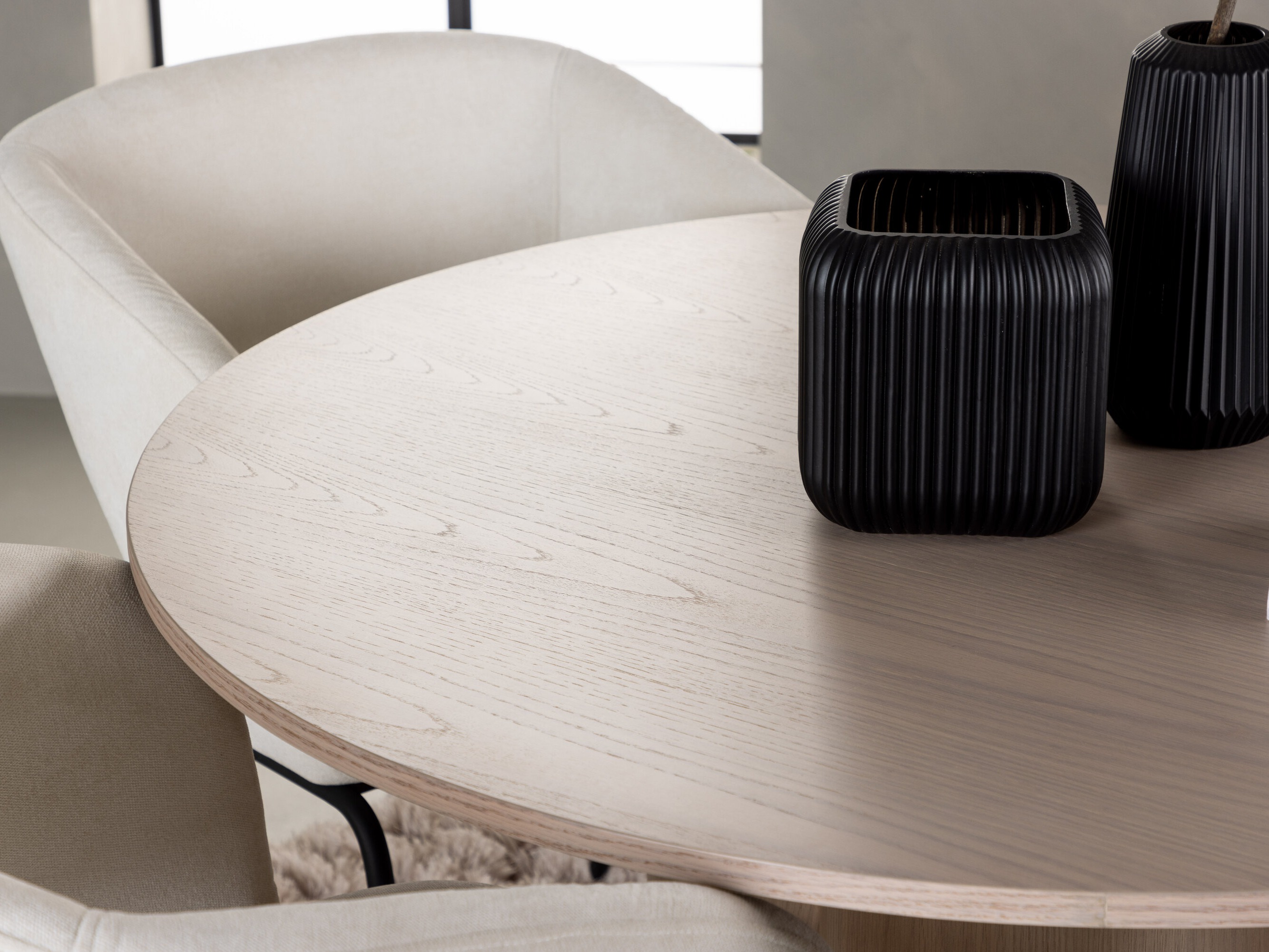 Conjunto de mesas y sillas para comedor Dallas 5132 (Luminoso madera)