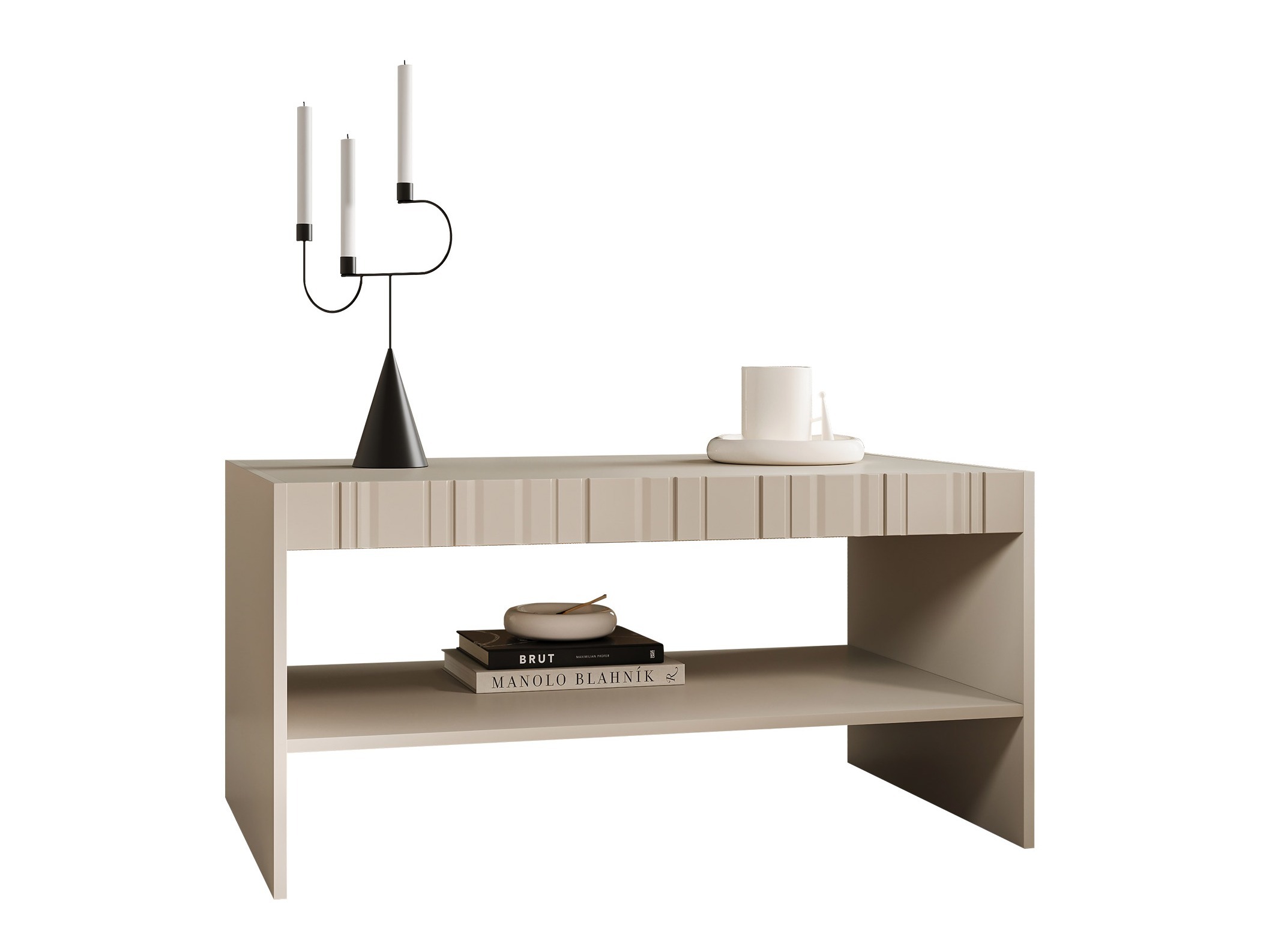 Mesa de centro Evavese 107 (Beige)