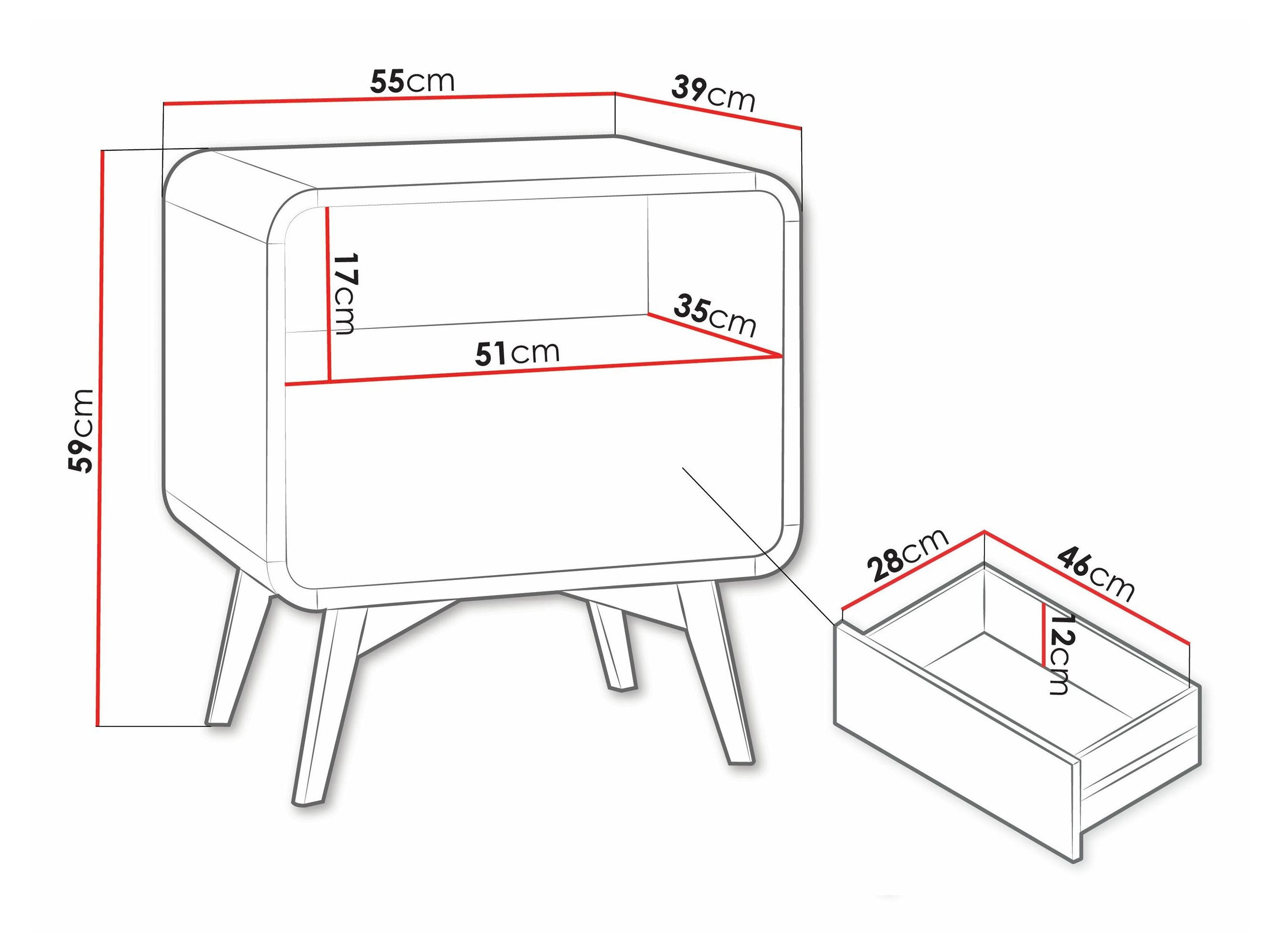 Mesilla de noche Talsalo 106