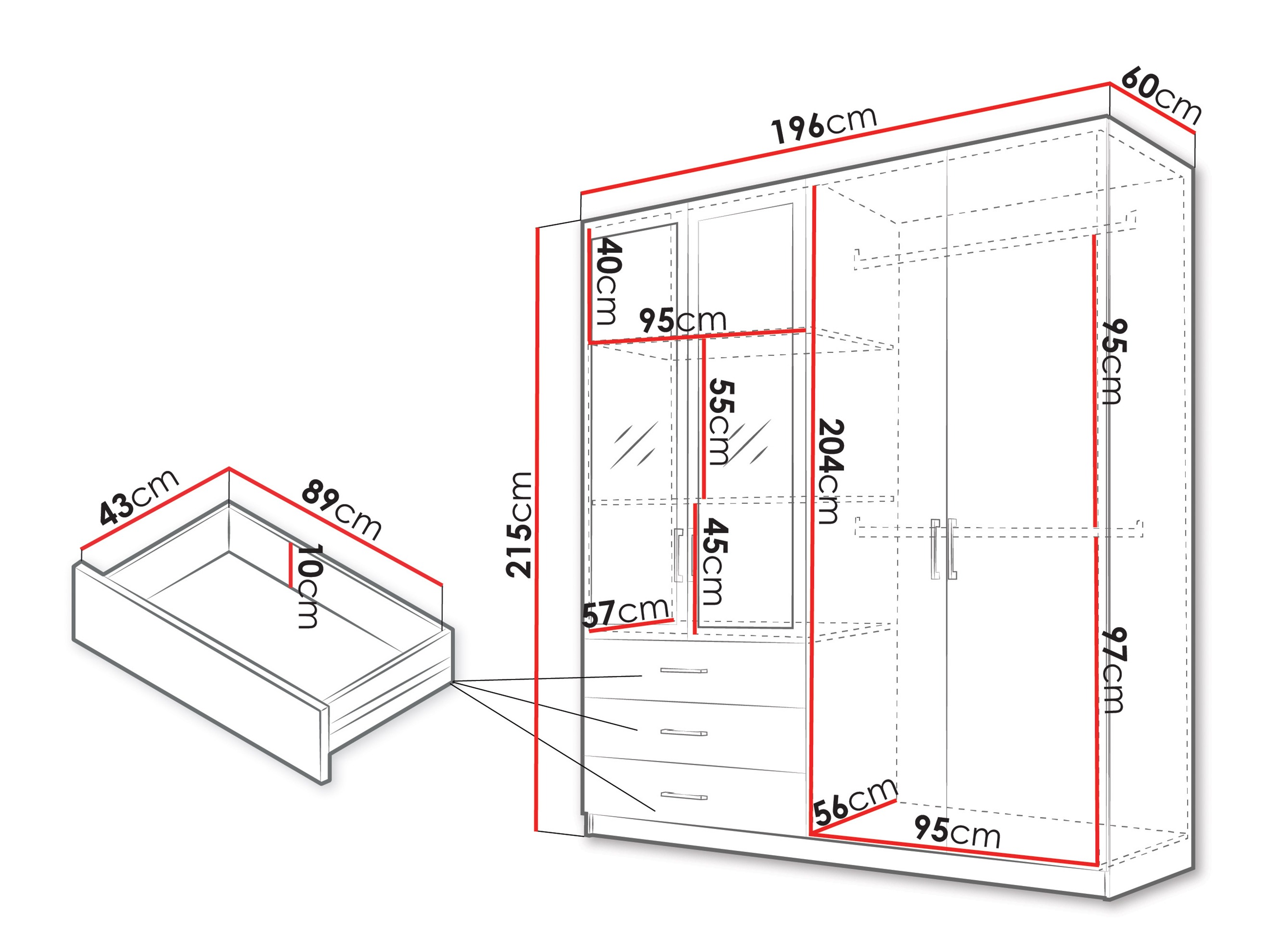 Armario Fungar (Blanco)
