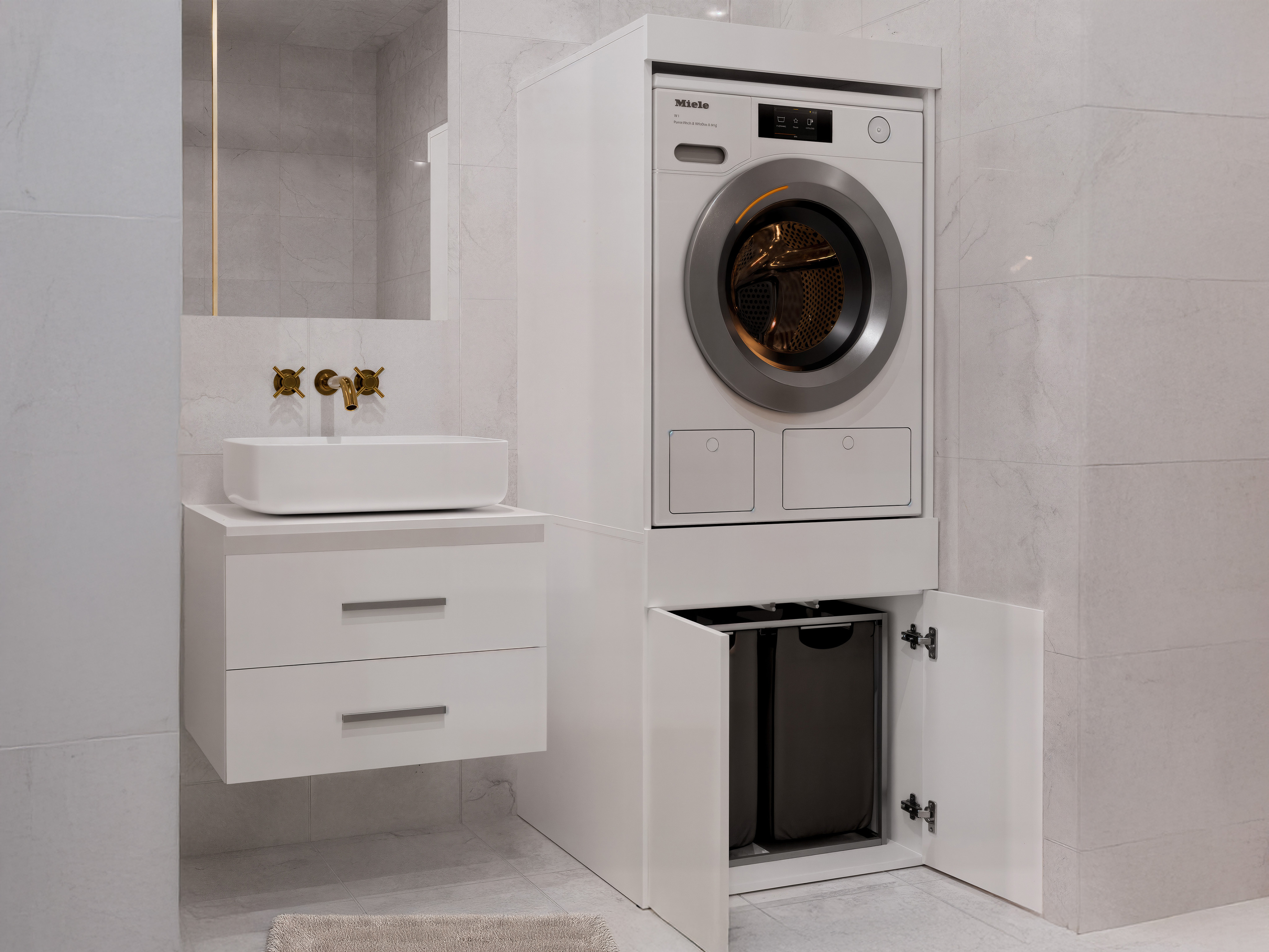 Estantería para baño Balelbo 111 (Blanco)