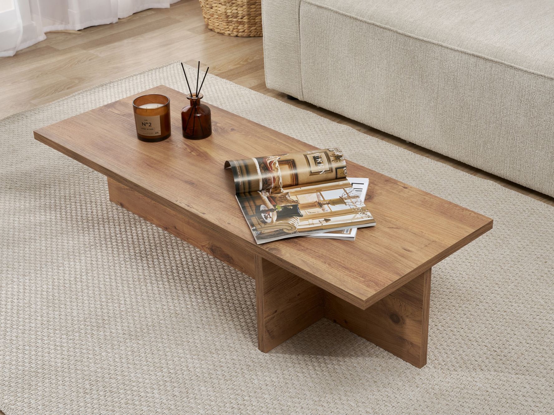 Mesa de centro Novato 136 (Pino)