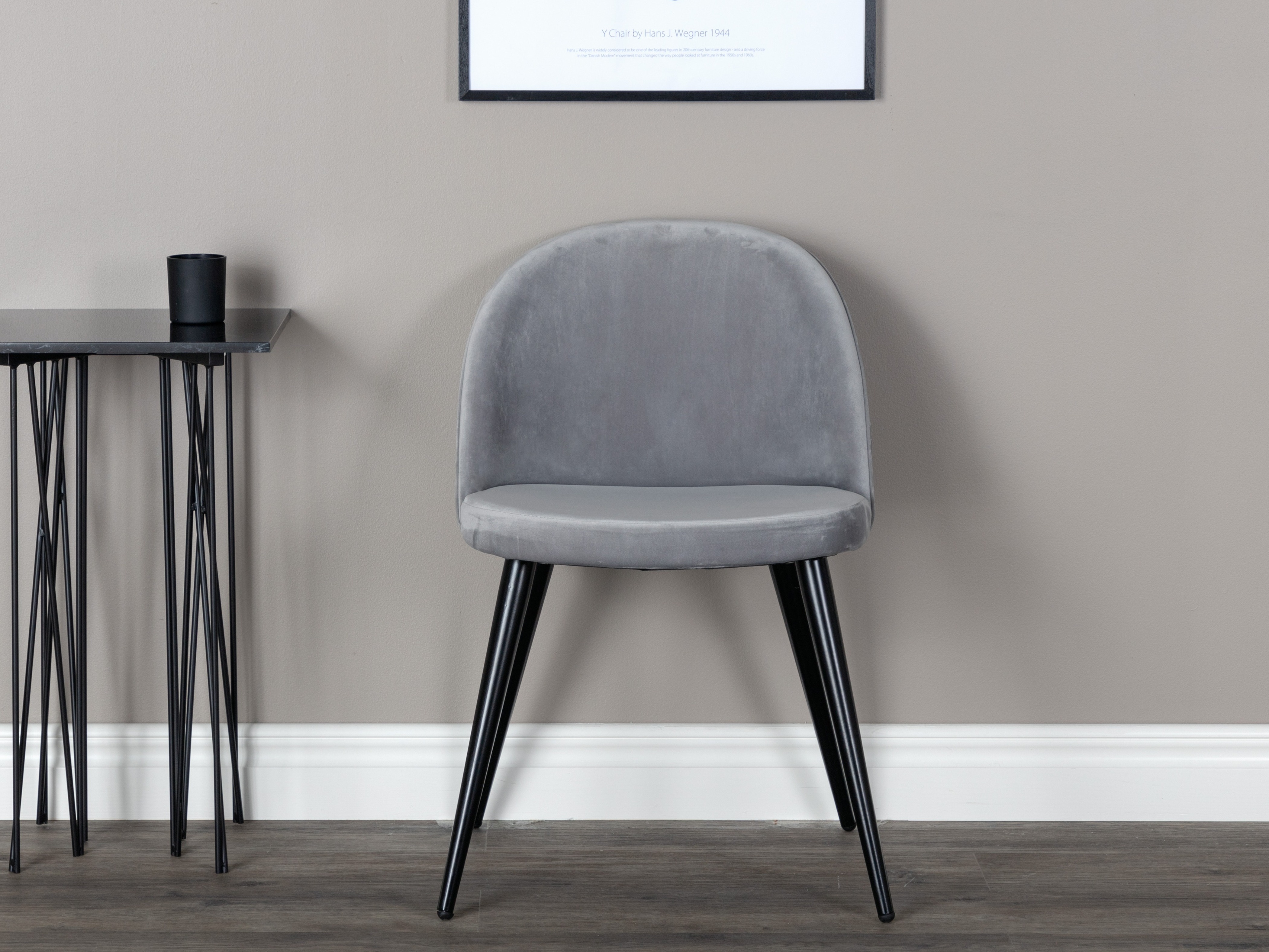 Silla Dallas 3809 (Gris + Negro)