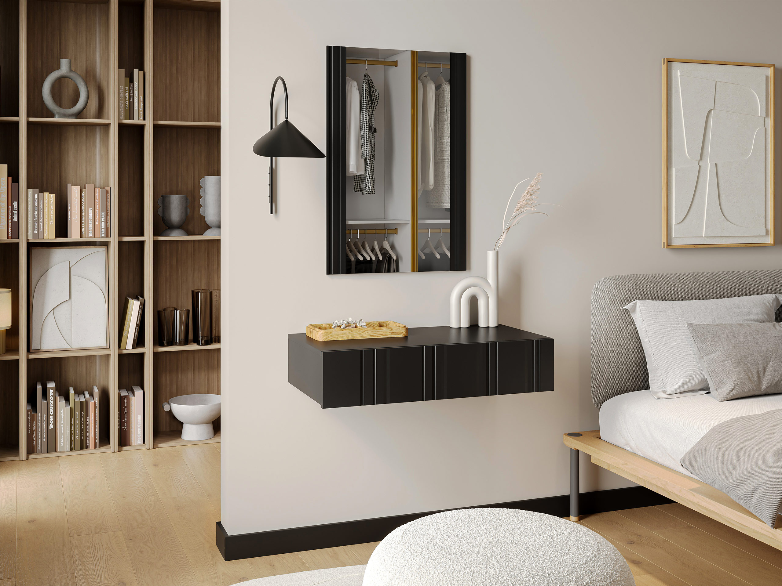Tocador Evavese 109 (Negro)