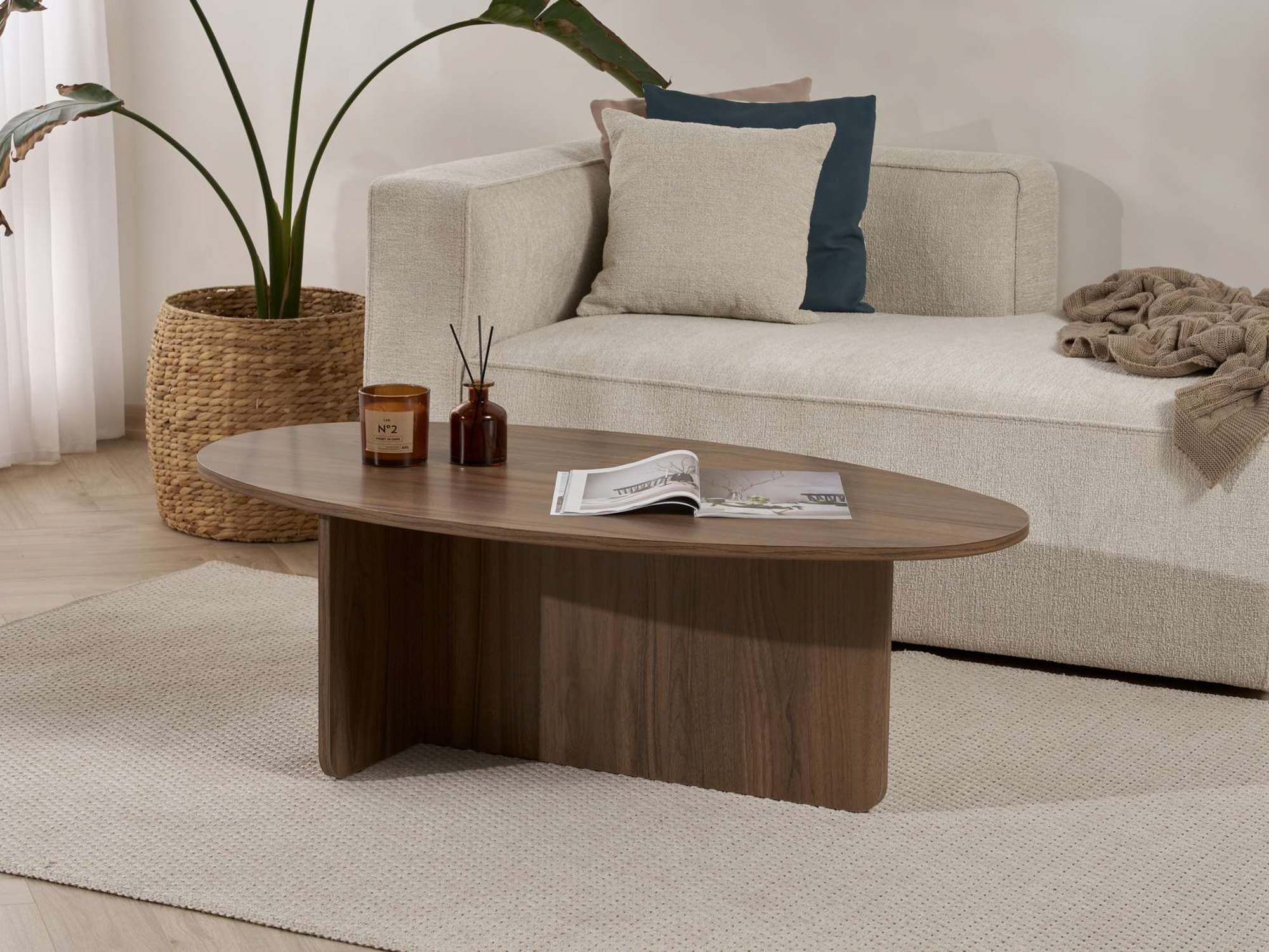 Mesa de centro Novato 139 (Nogal)