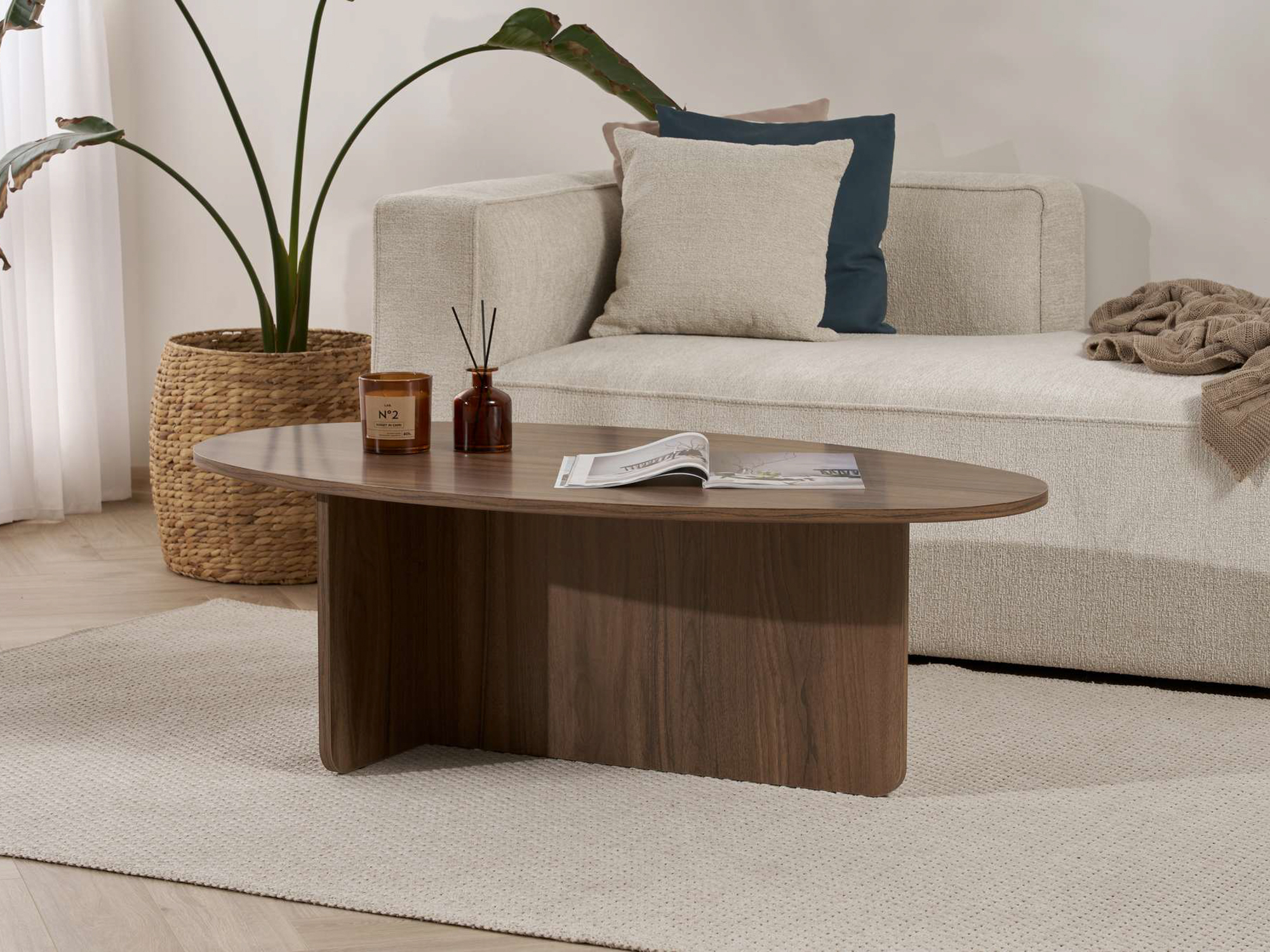 Mesa de centro Novato 139 (Nogal)