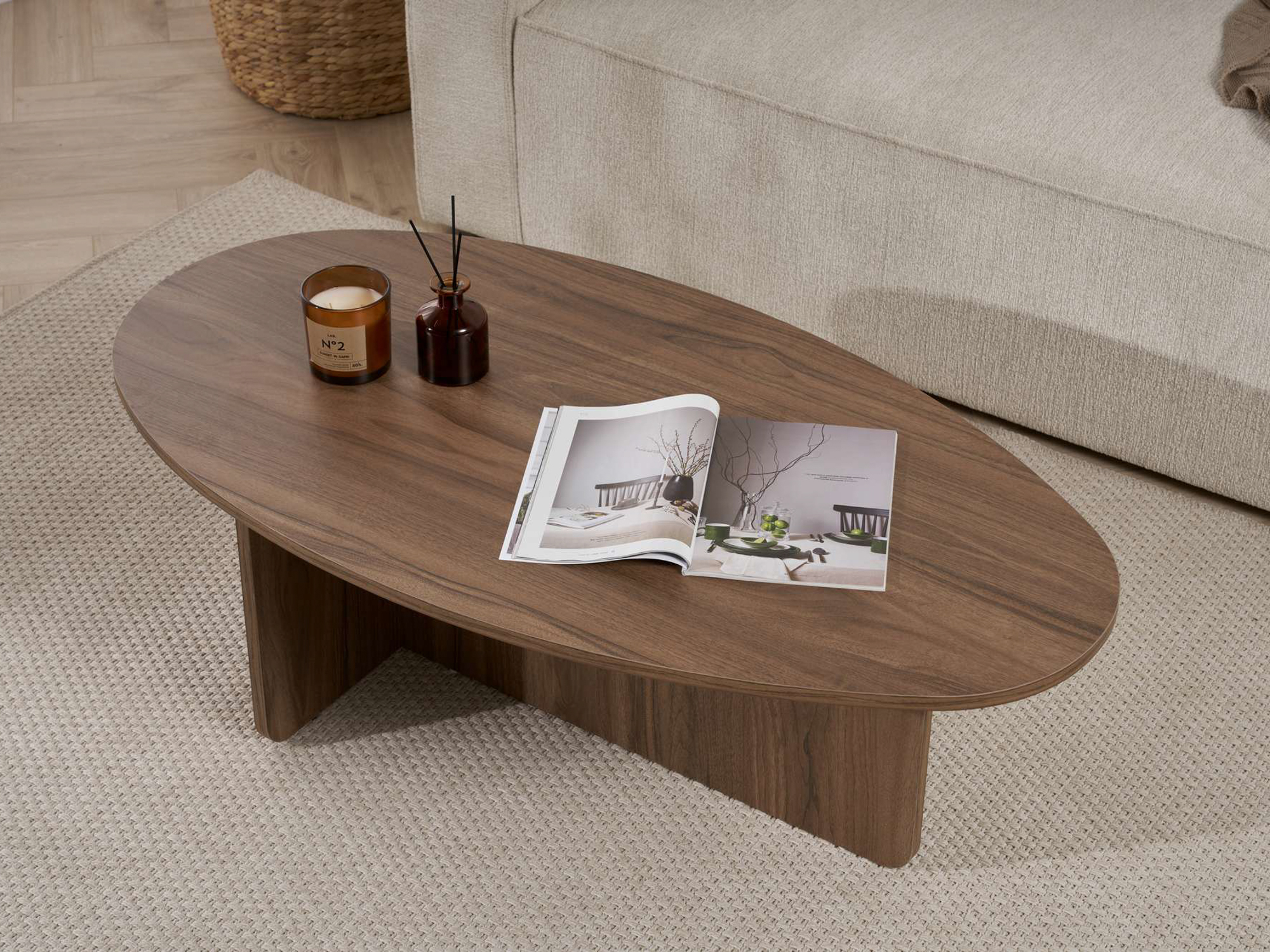 Mesa de centro Novato 139 (Nogal)