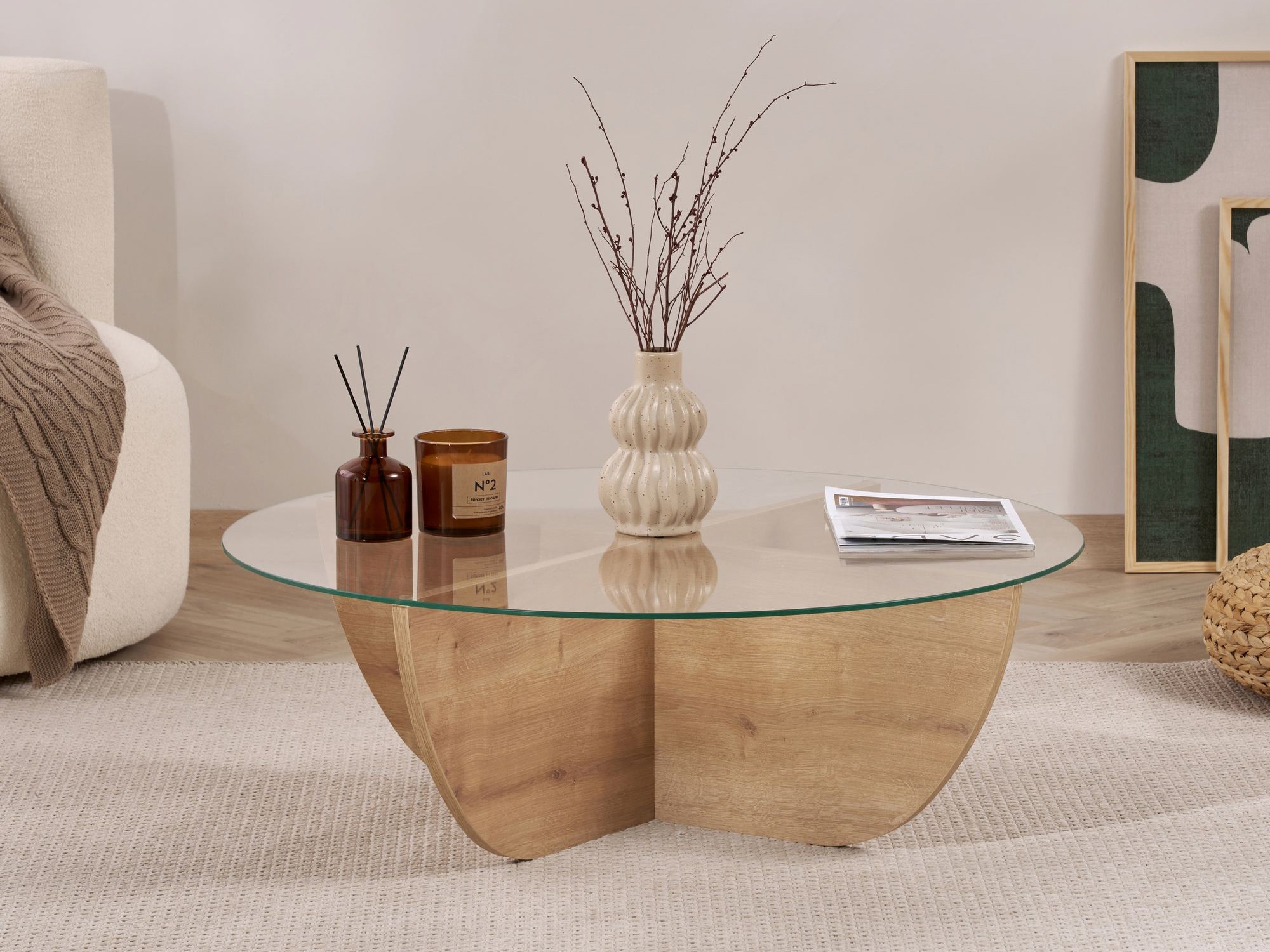 Mesa de centro Novato 140 (Roble)