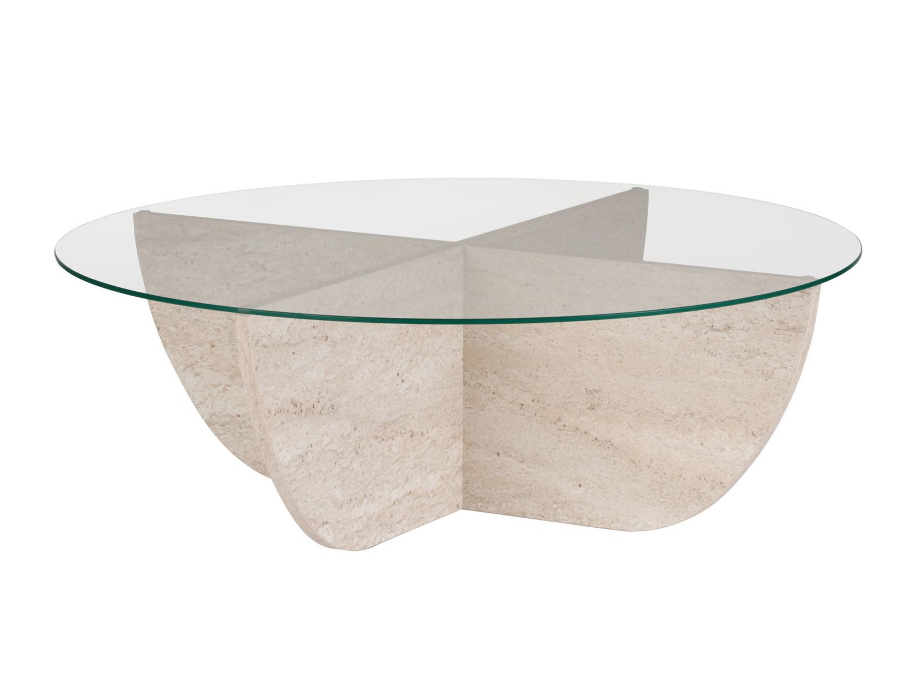 Mesa de centro Novato 140 (Travertino claro)