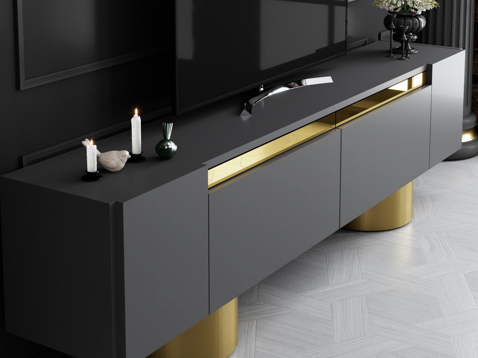 Mueble TV Kailua 2669 (Antracita)