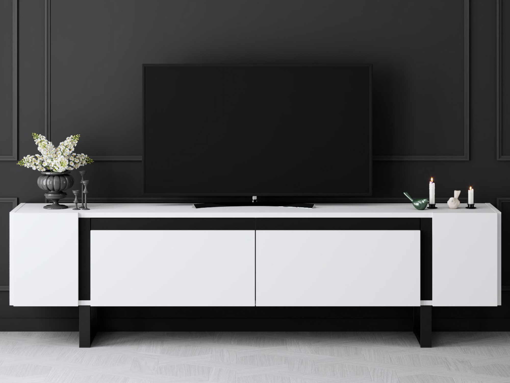Mueble TV Kailua 2670 (Blanco)