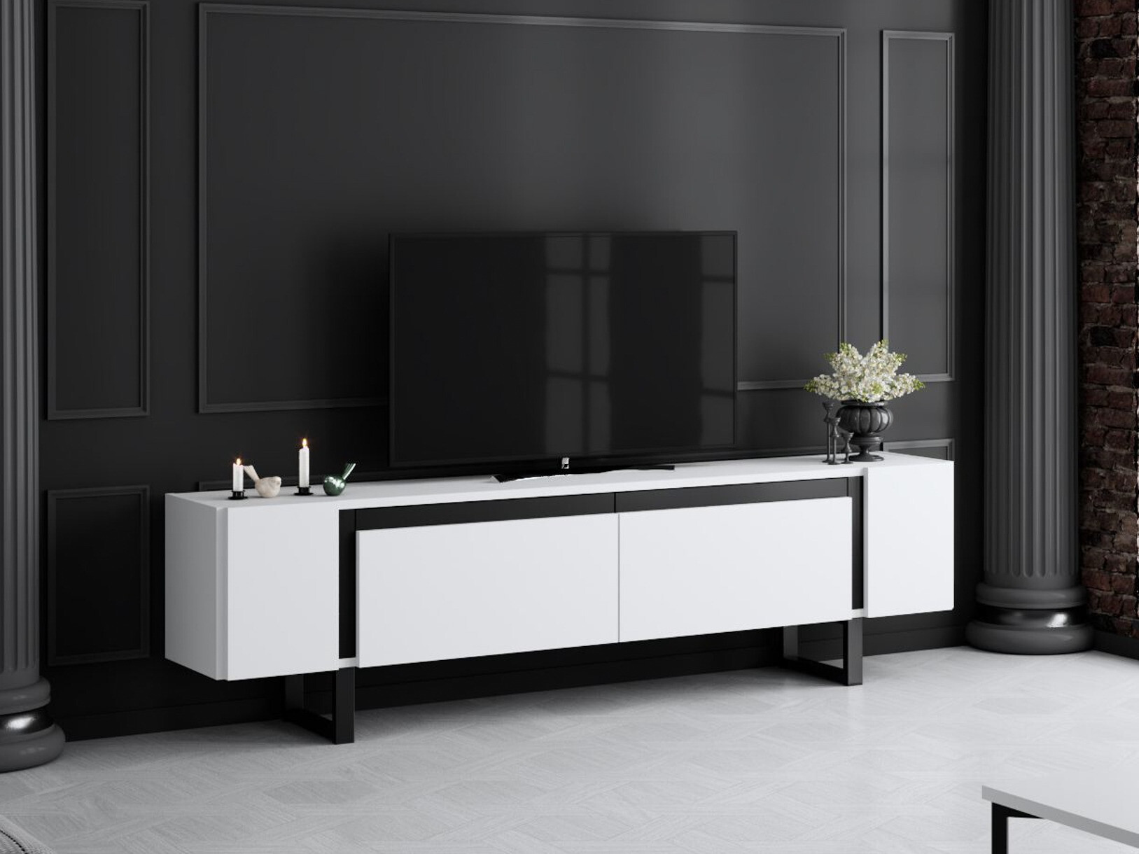 Mueble TV Kailua 2670 (Blanco)