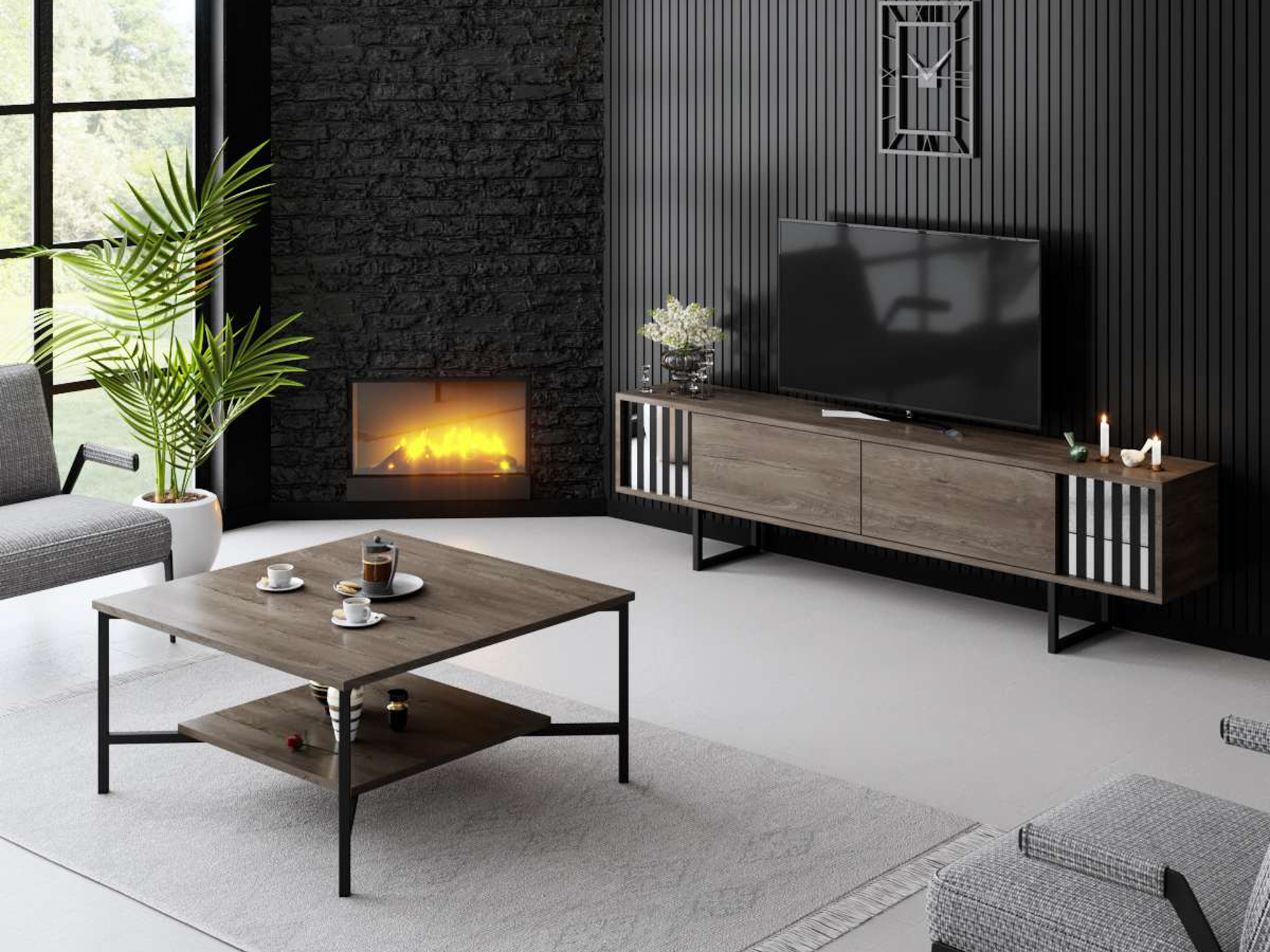 Mueble TV Kailua 2671 (Nogal)