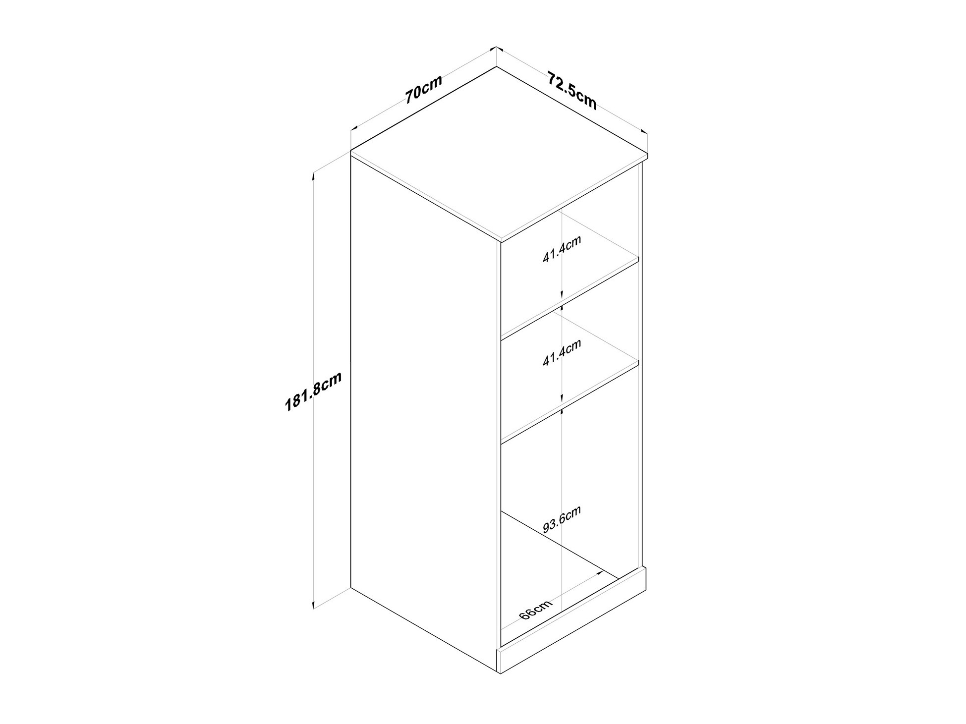 Estantería para baño Kailua 2672