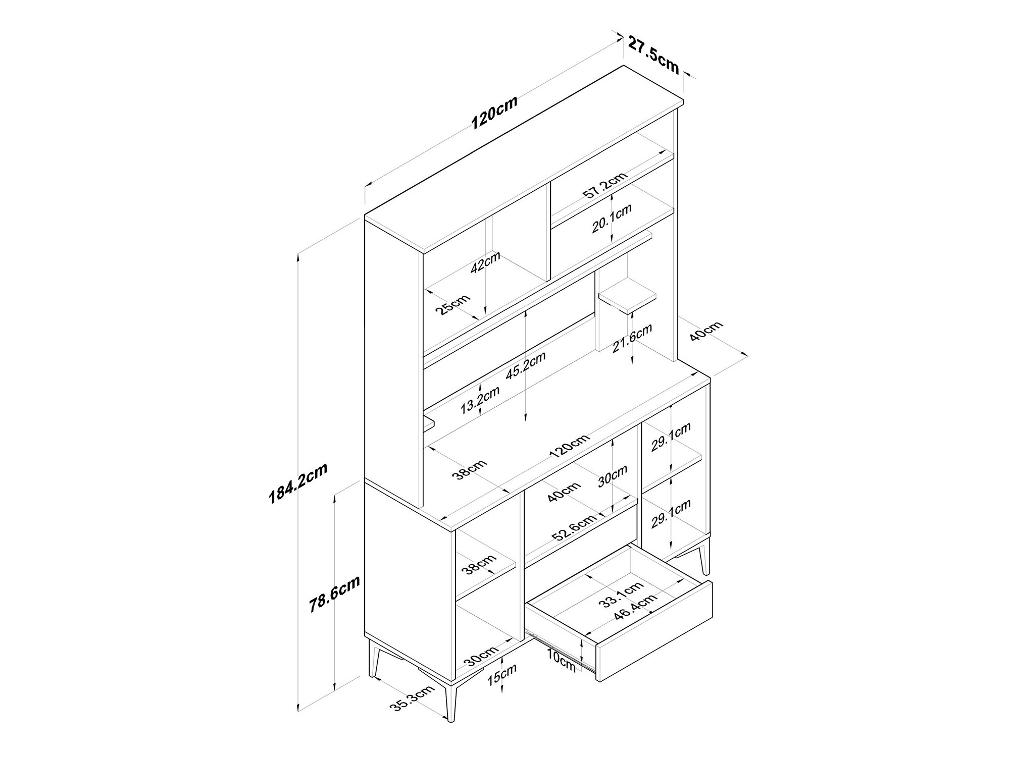 Mueble multifuncional Kailua 2674