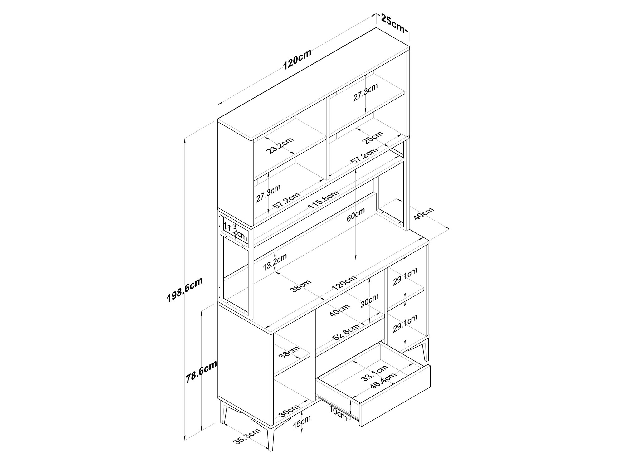 Mueble multifuncional Kailua 2676