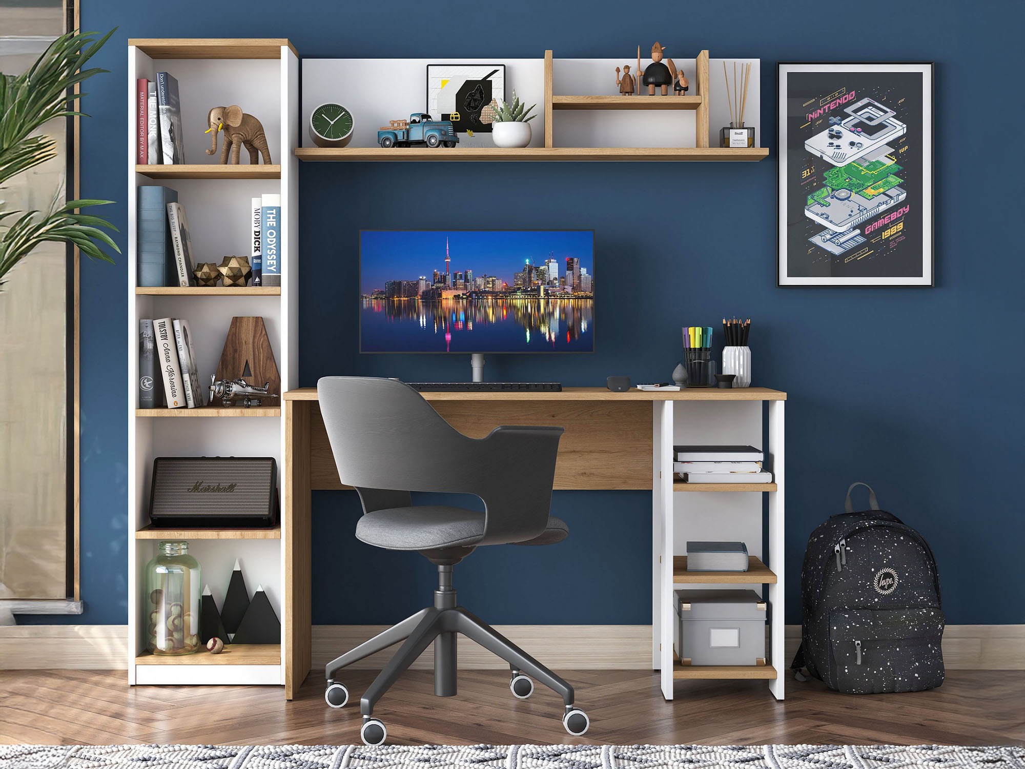 Conjunto para oficina en casa Catdelu 110